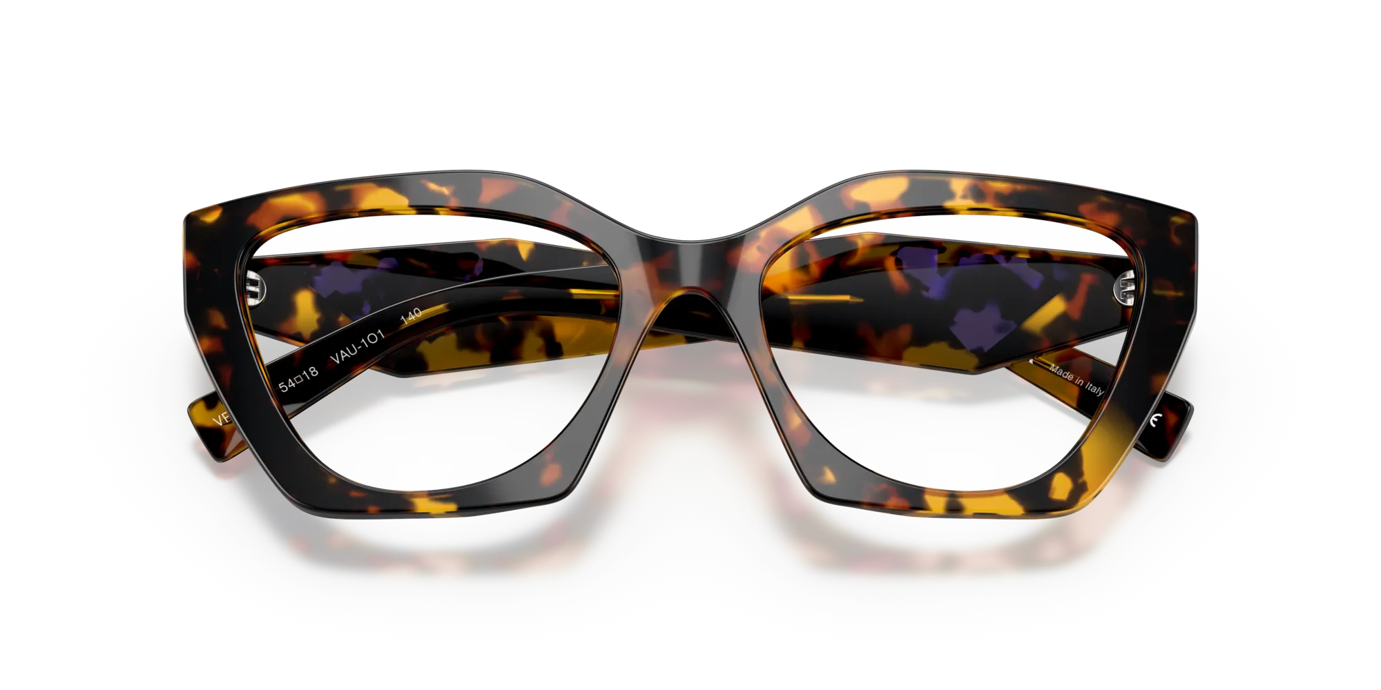 Prada PR 09YV VAU1O1 Montature da vista Acetato Tartaruga Geometrica Normale - immagine 2