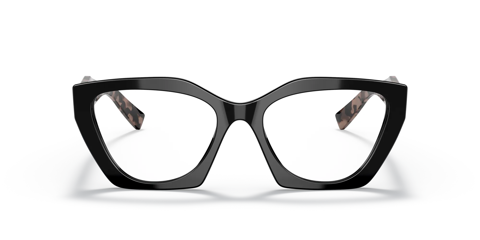 Prada PR 09YV 21B1O1 Montature da vista Acetato Nero Geometrica Normale - immagine 3