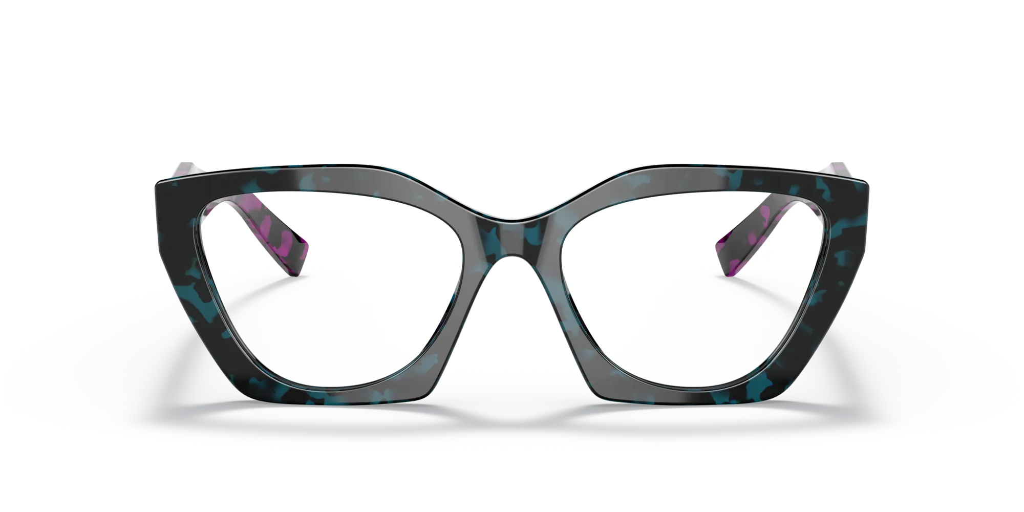 Prada PR 09YV 06Z1O1 Montature da vista Acetato Tartaruga Geometrica Normale - immagine 3