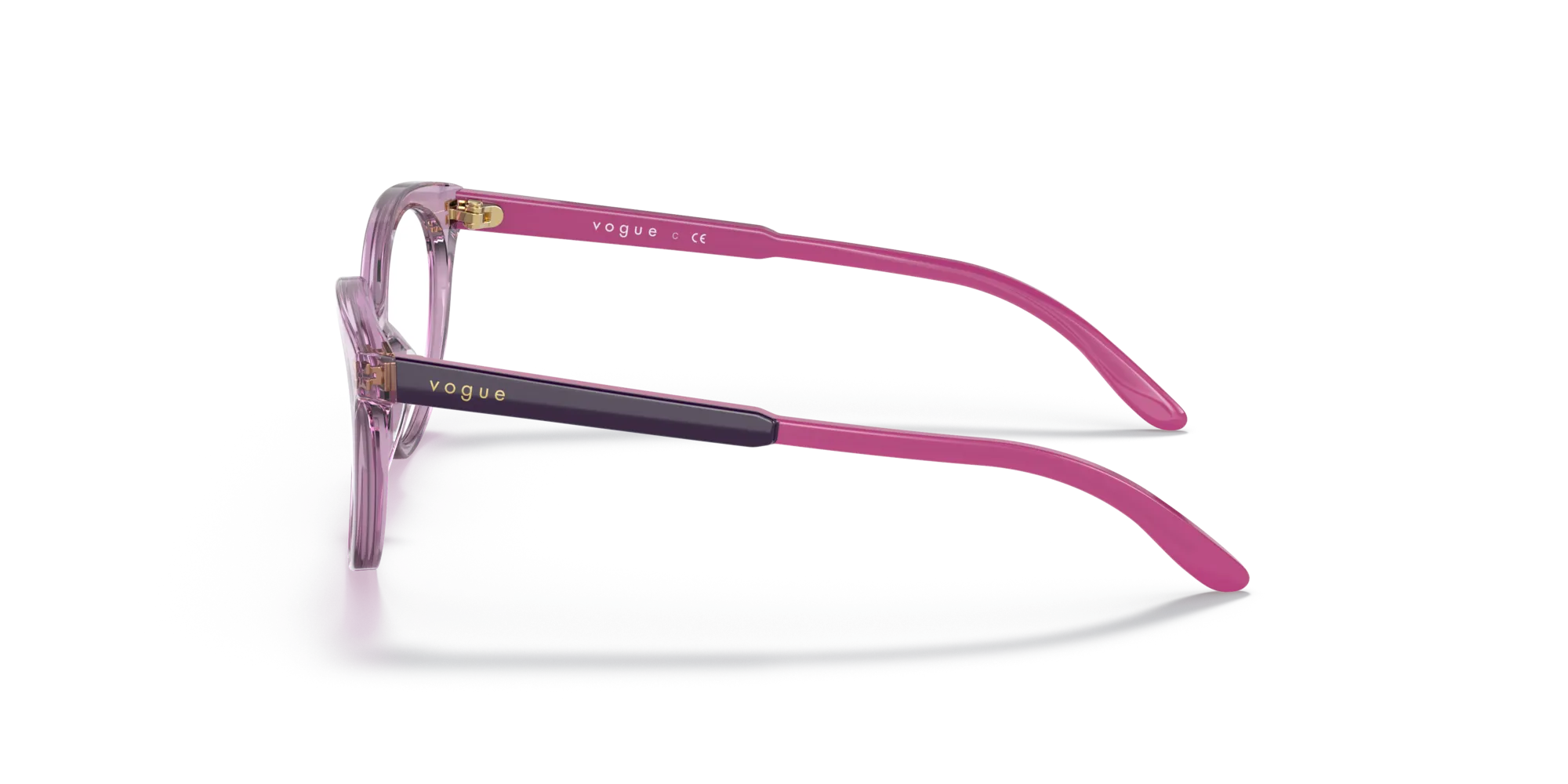 VOGUE EYEWEAR VY2013 2866 Montature da vista Acetato Viola Rotonda Normale - immagine 4