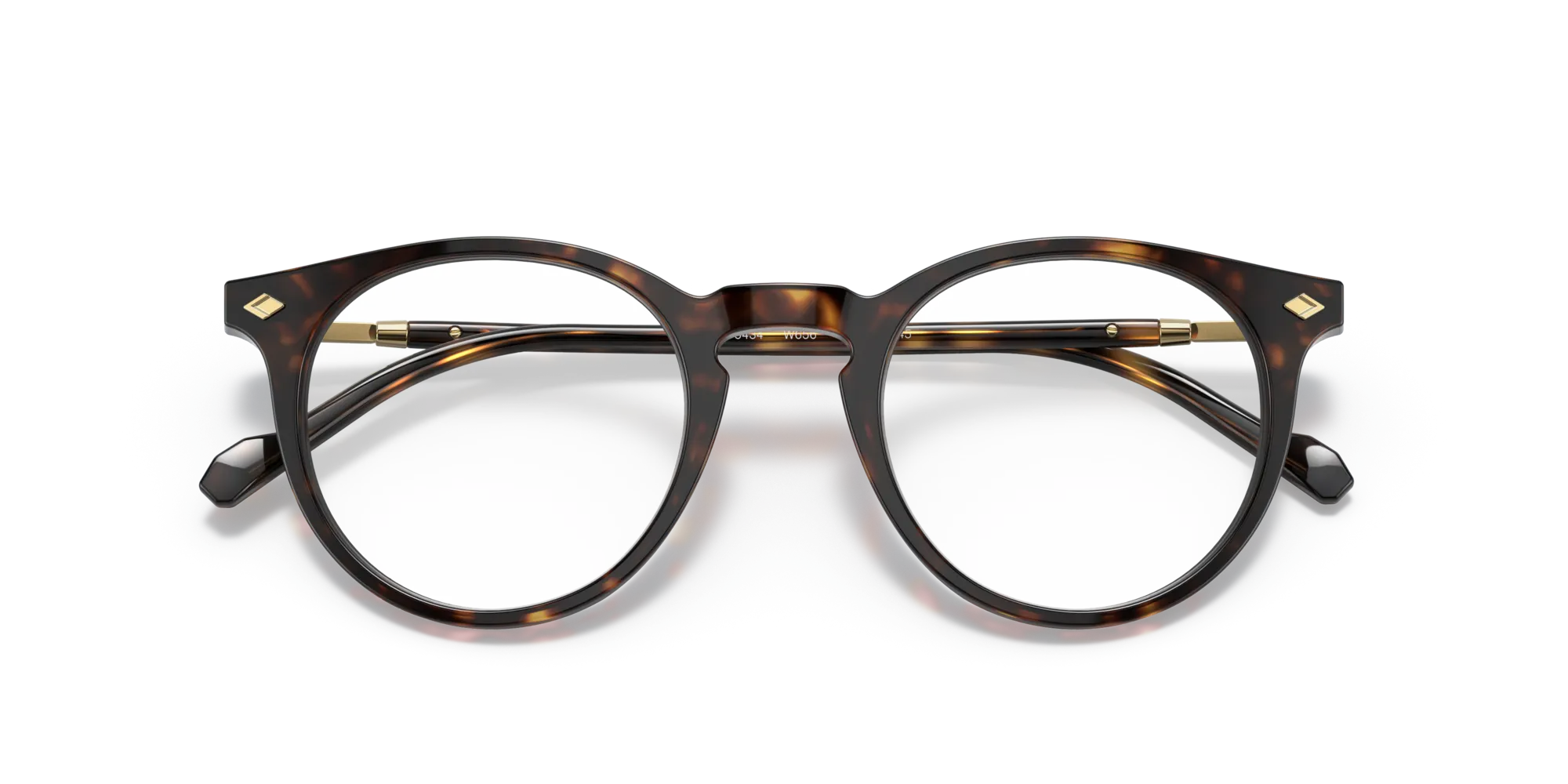 VOGUE EYEWEAR VO5434 W656 Montature da vista Acetato Marrone Trasparente Pantos Normale - immagine 2