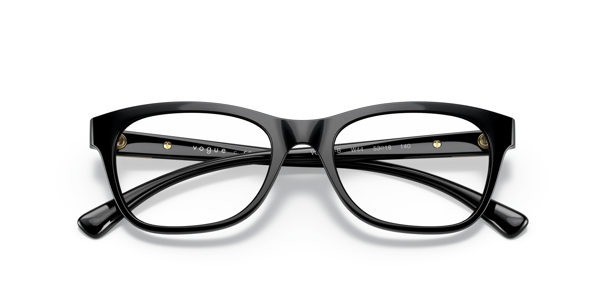 VOGUE EYEWEAR VO5424B W44 Montature da vista Iniettato Nero Pillow Normale - immagine 2