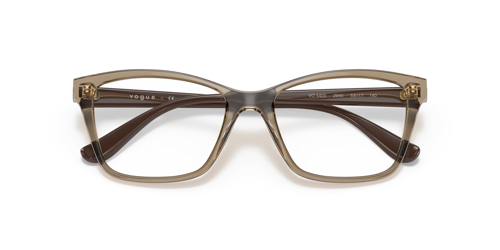 VOGUE EYEWEAR VO5420 2940 Montature da vista Iniettato Marrone Pillow Normale - immagine 2