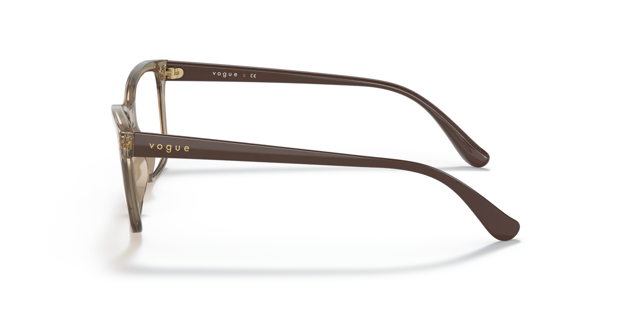 VOGUE EYEWEAR VO5420 2940 Montature da vista Iniettato Marrone Pillow Normale - immagine 4