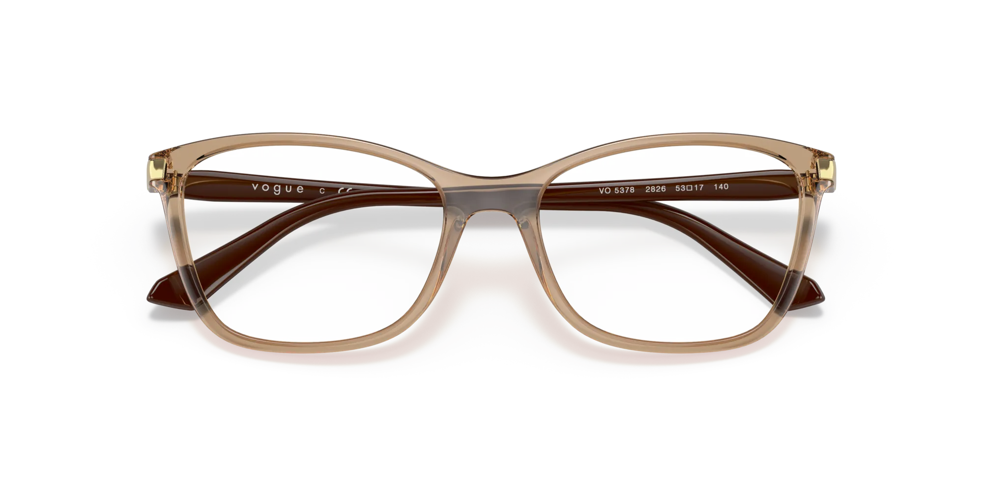 VOGUE EYEWEAR VO5378 2826 Montature da vista Iniettato Marrone Pillow Normale - immagine 2
