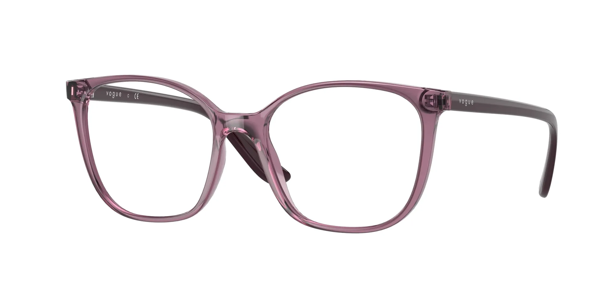 VOGUE EYEWEAR VO5356 2761 Montature da vista Iniettato Viola Trasparente Squadrata Normale - immagine 1