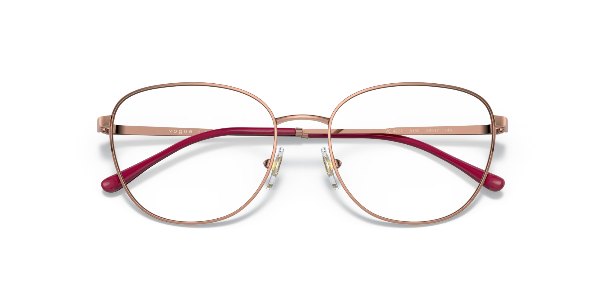 VOGUE EYEWEAR VO4231 5152 Montature da vista Metallo Oro Farfalla Normale - immagine 2
