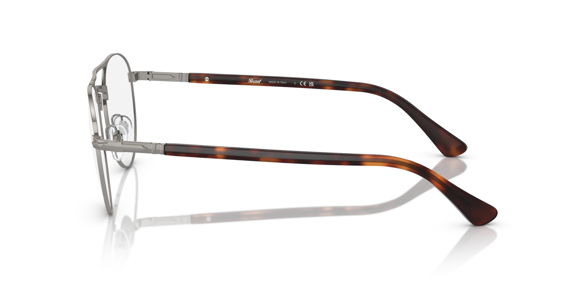 Persol PO2495V 513 Montature da vista Metallo Canna di fucile Pantos - immagine 4
