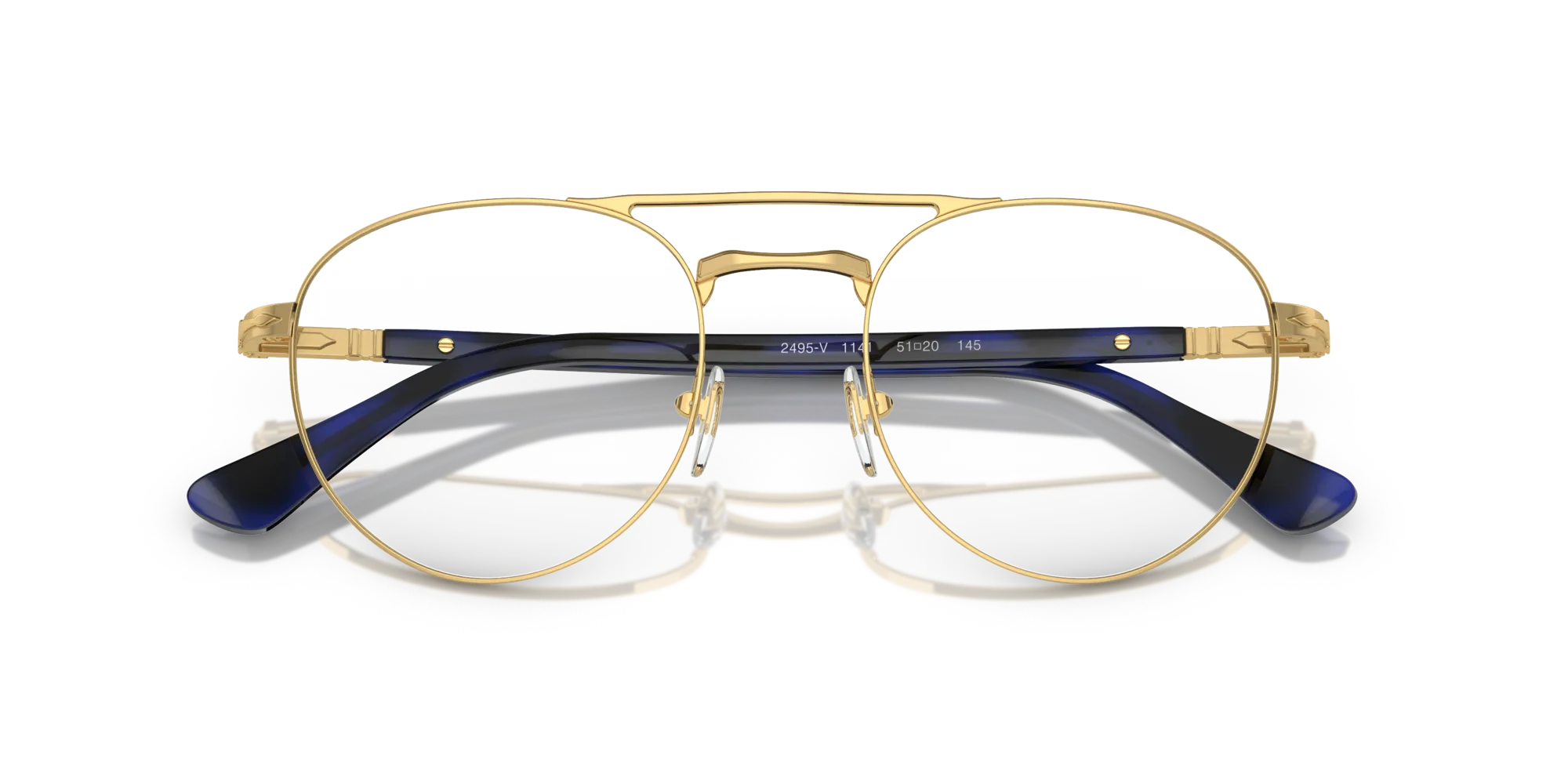 Persol PO2495V 1141 Montature da vista Metallo Oro Pantos - immagine 2