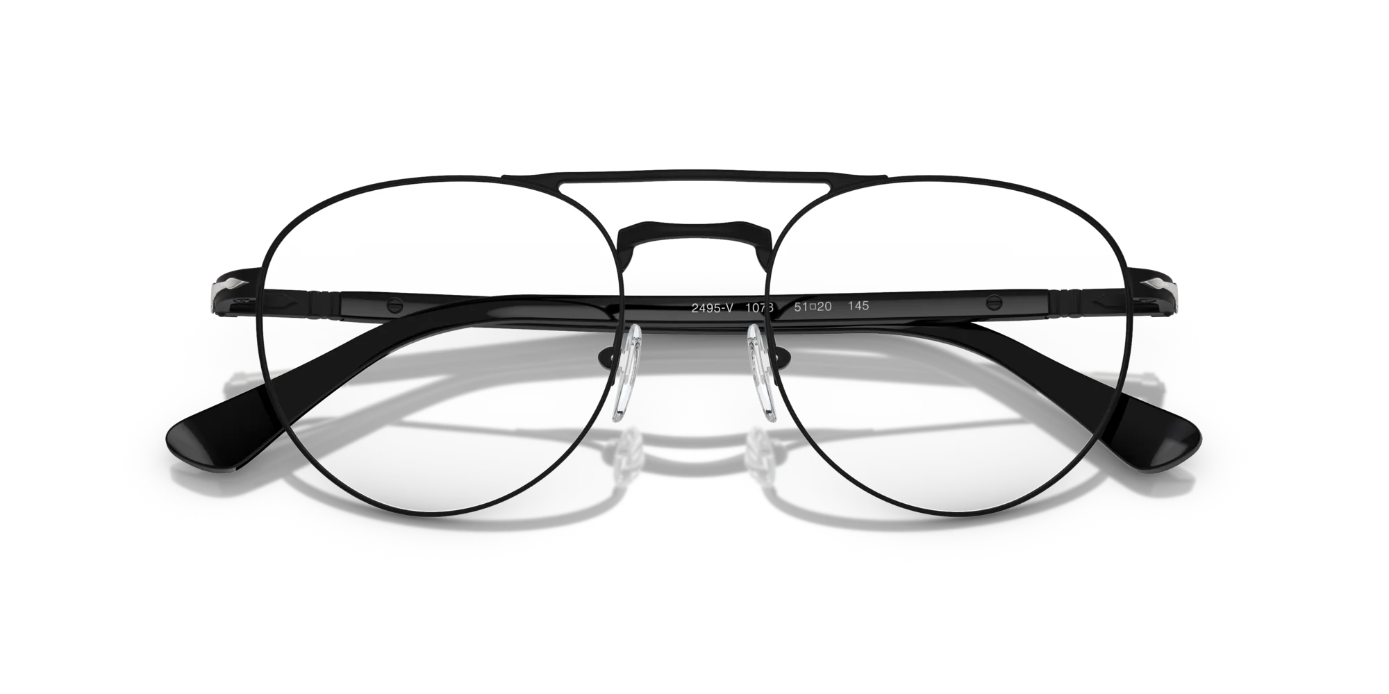 Persol PO2495V 1078 Montature da vista Metallo Nero Pantos - immagine 2