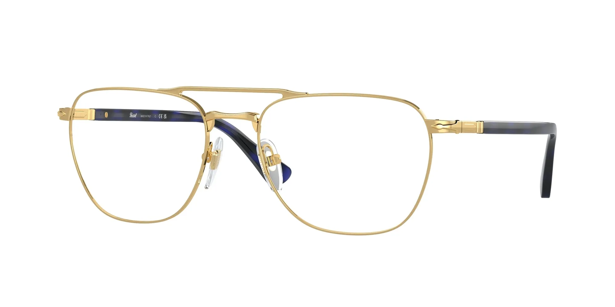 Persol PO2494V 1141 Montature da vista Metallo Oro Squadrata - immagine 1