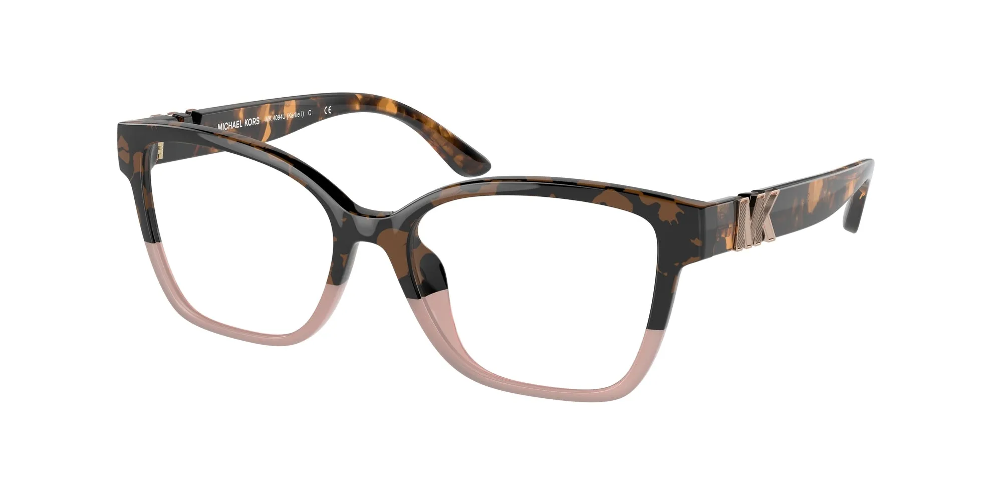 Michael Kors MK4094U KARLIE I 3909 Montature da vista Iniettato Tartaruga Squadrata Normale - immagine 1