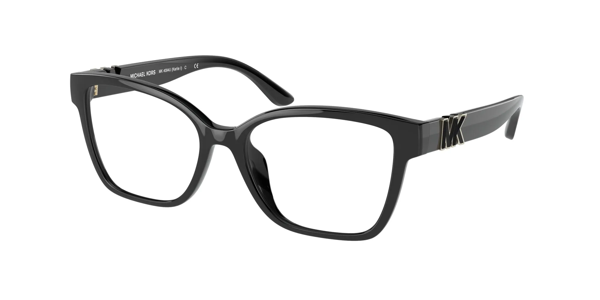 Michael Kors MK4094U KARLIE I 3005 Montature da vista Iniettato Nero Squadrata Normale - immagine 1