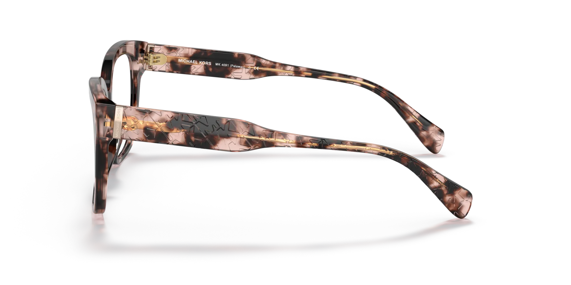 Michael Kors MK4091 PALAWAN 3009 Montature da vista Acetato Tartaruga Trasparente Squadrata Normale - immagine 4