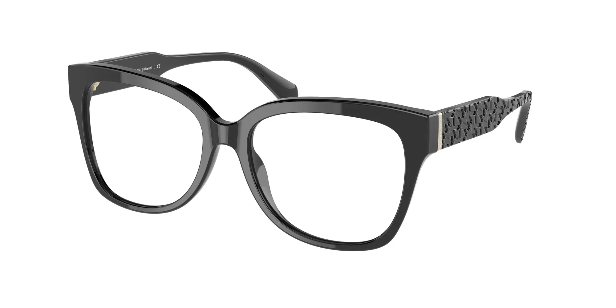 Michael Kors MK4091 PALAWAN 3005 Montature da vista Acetato Nero Trasparente Squadrata Normale - immagine 1