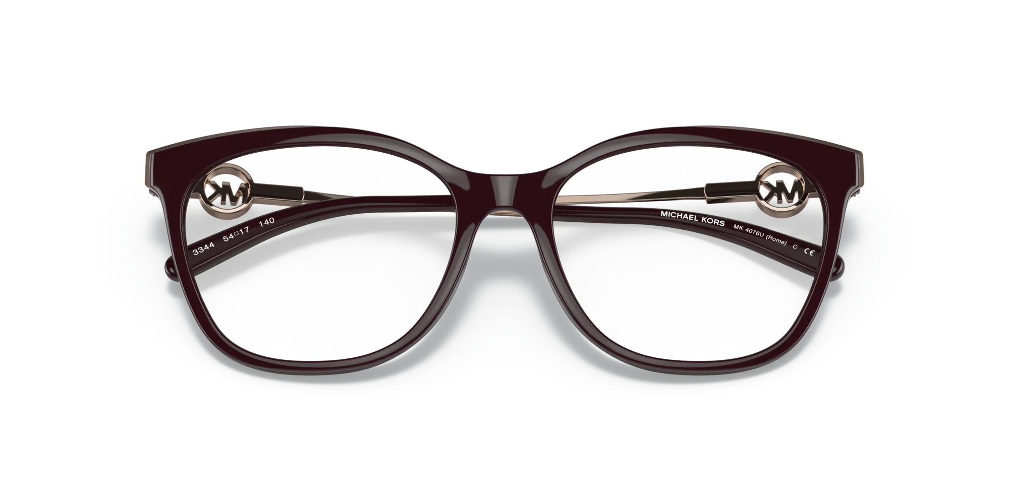 Michael Kors MK4076U ROME 3344 Montature da vista Iniettato Marrone Squadrata Normale - immagine 2