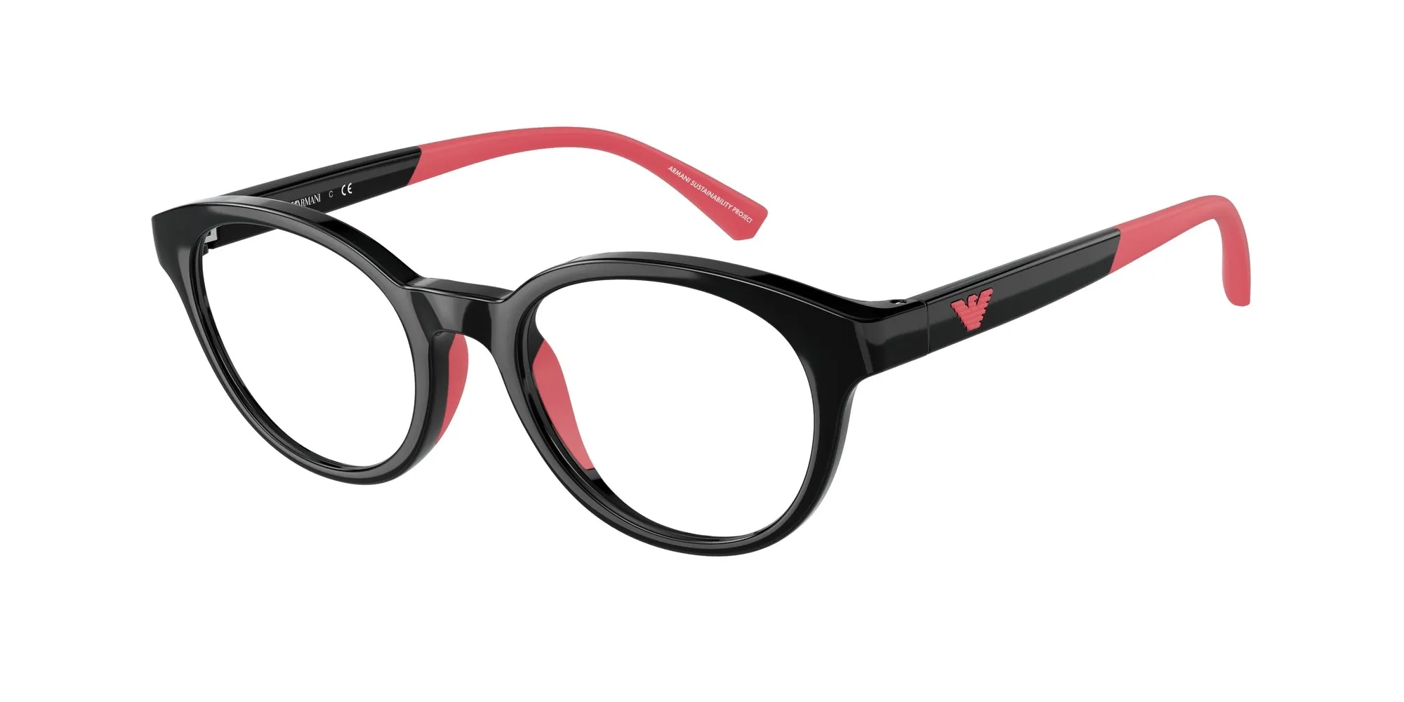 Emporio Armani EA3205 5017 Montature da vista bambino Plastica Nero Pantos - immagine 1