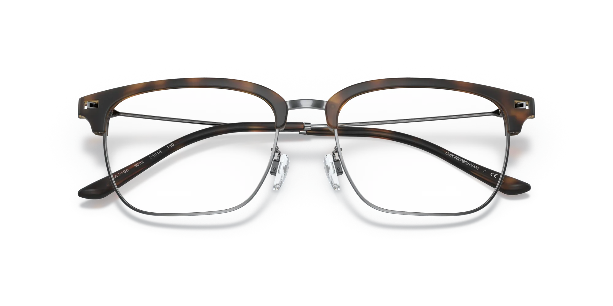 Emporio Armani EA3198 5002 Montature da vista Plastica Havana Squadrata - immagine 2