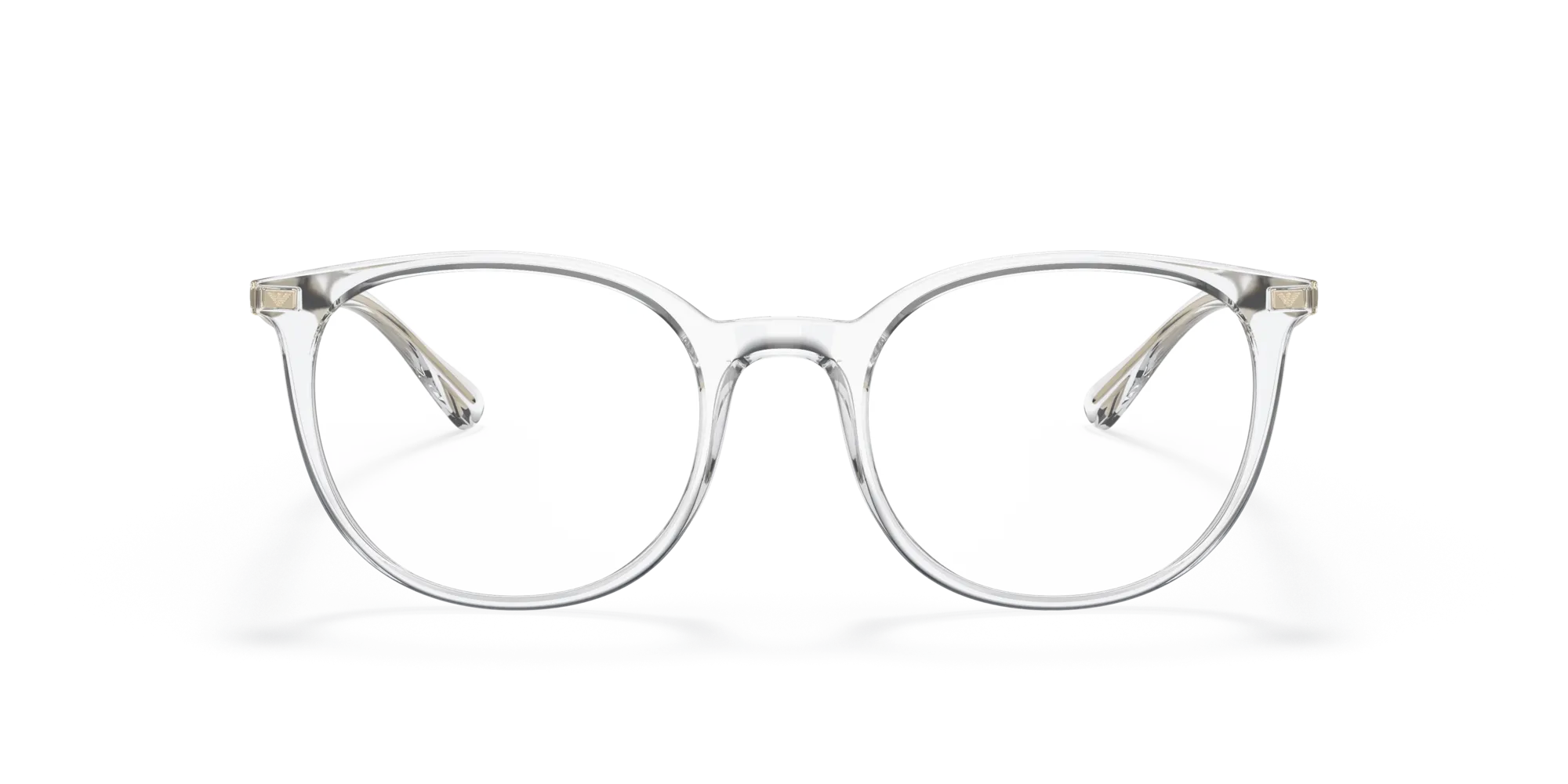 Emporio Armani EA3168 5371 Montature da vista Iniettato Trasparente Pantos Normale - immagine 3
