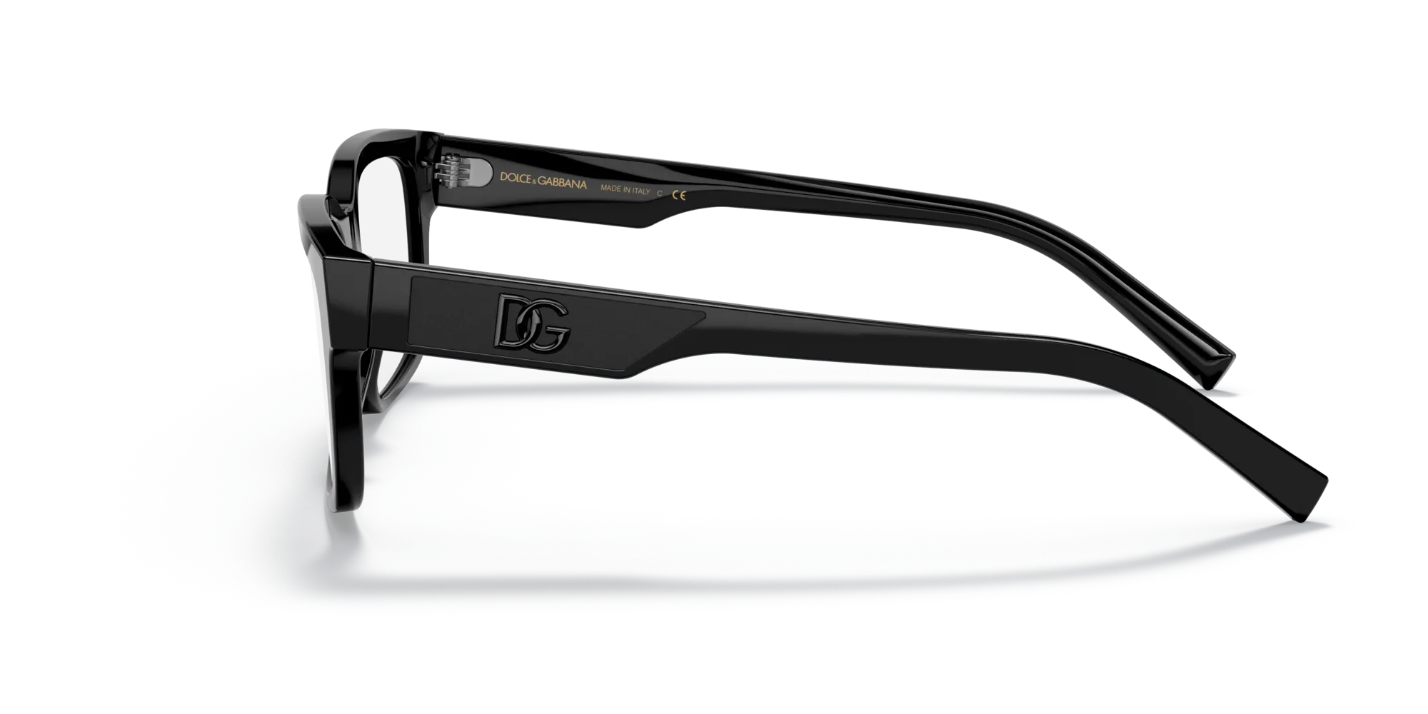 Dolce & Gabbana DG3352 501 Montature da vista Acetato Nero Squadrata Normale - immagine 4