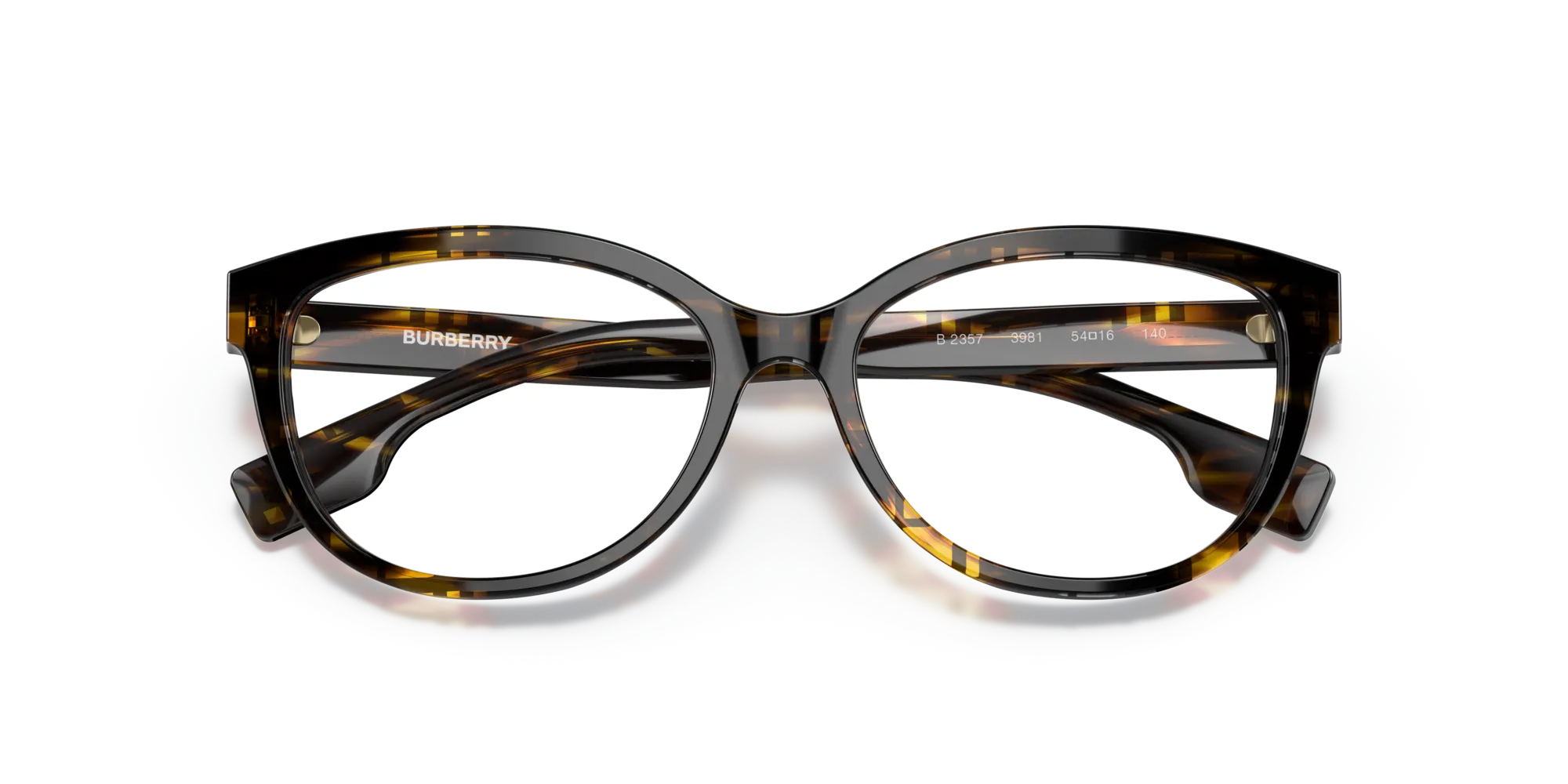 Burberry BE2357 ESME 3981 Montature da vista Acetato Marrone Squadrata Normale - immagine 2