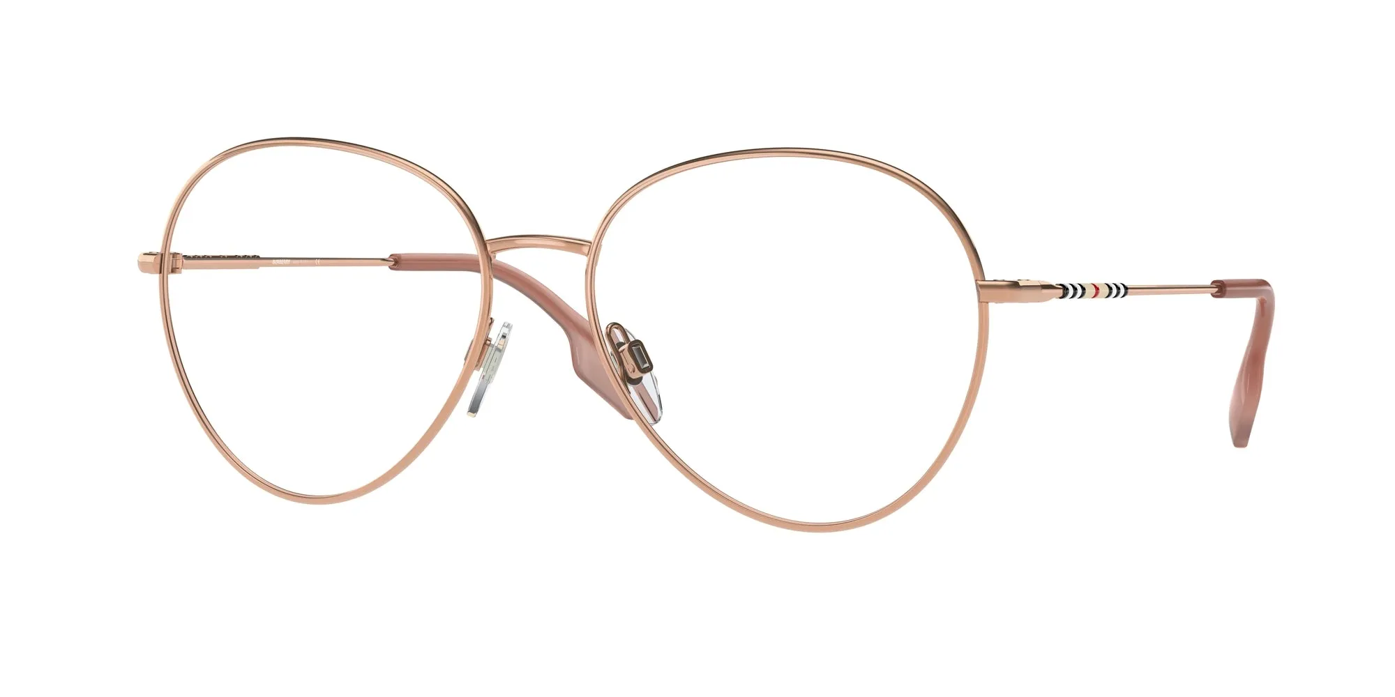 Burberry BE1366 FELICITY 1337 Montature da vista Metallo Oro Trasparente Pilot Normale - immagine 1