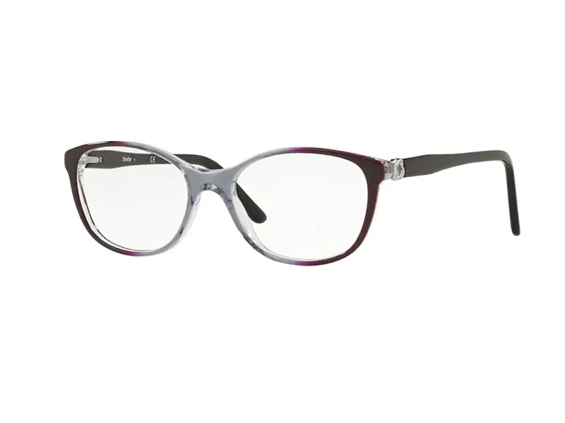 Sferoflex Donna SF1548 C635 Montature da vista Plastica Viola Geometrica - immagine 1