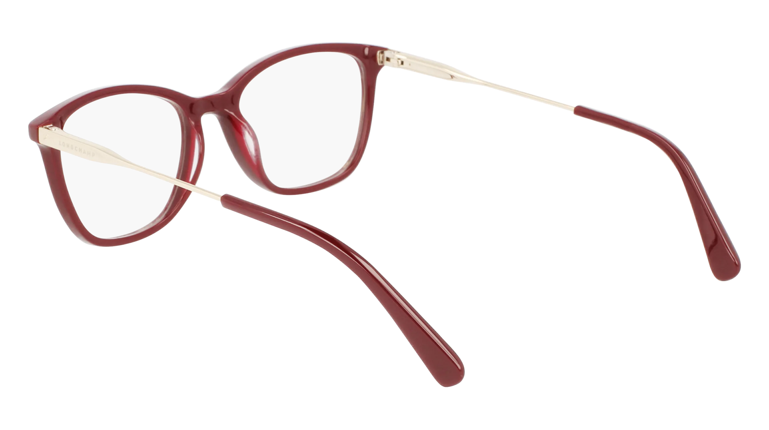 LONGCHAMP LO2683 601 Montature da vista Acetato Bordeaux Squadrata Normale Fotocromatiche - immagine 3