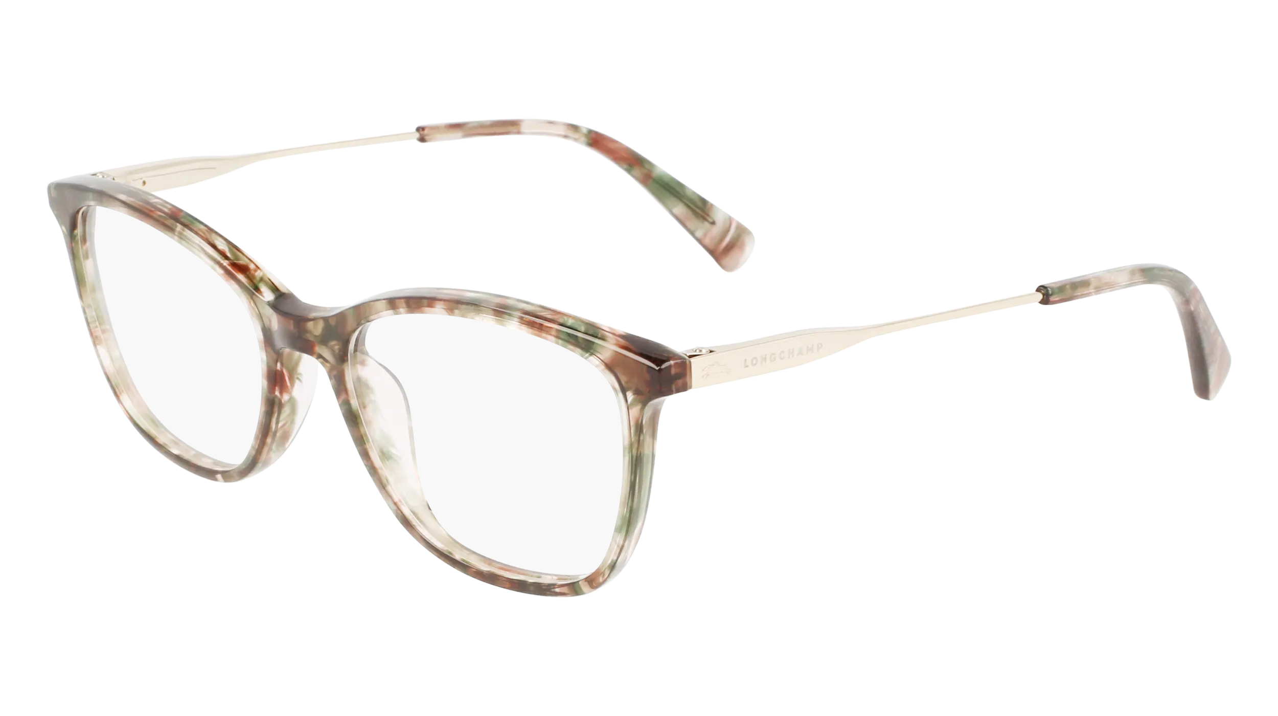 LONGCHAMP LO2683 306 Montature da vista Acetato Verde Squadrata Normale Fotocromatiche - immagine 1