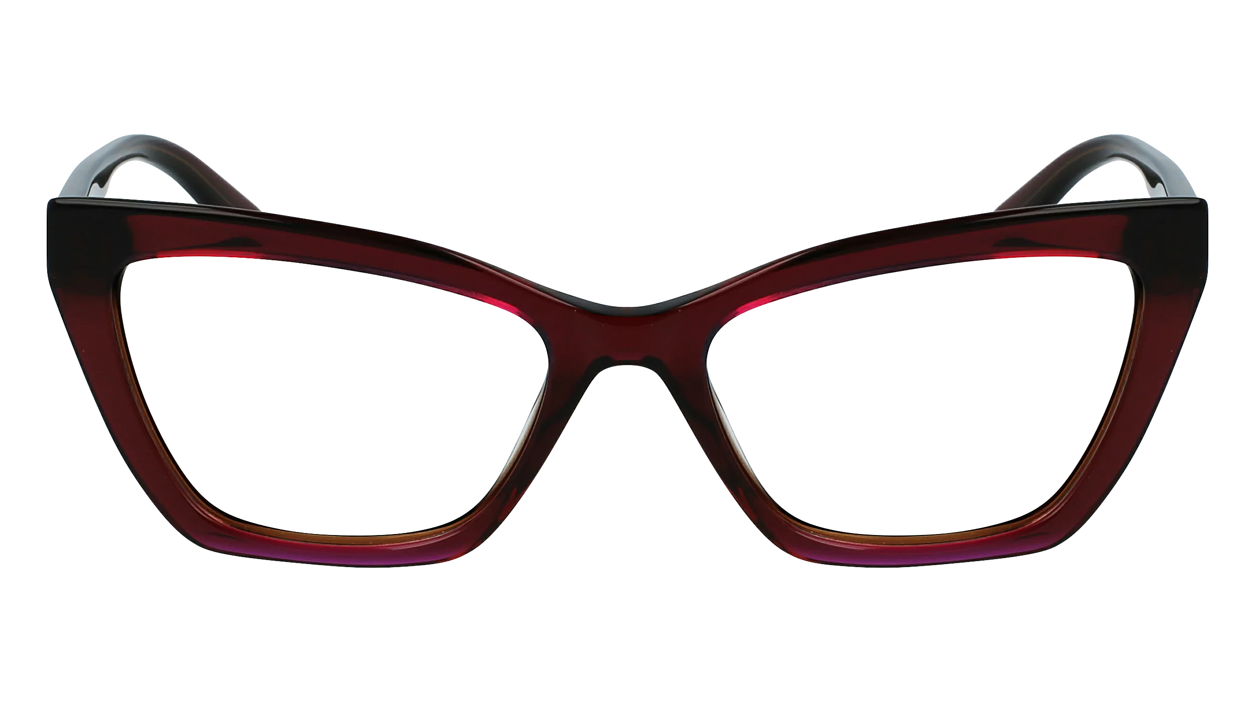 Karl Lagerfeld KL6063 603 Montature da vista Acetato Bordeaux Cat Eye Normale Fotocromatiche - immagine 2