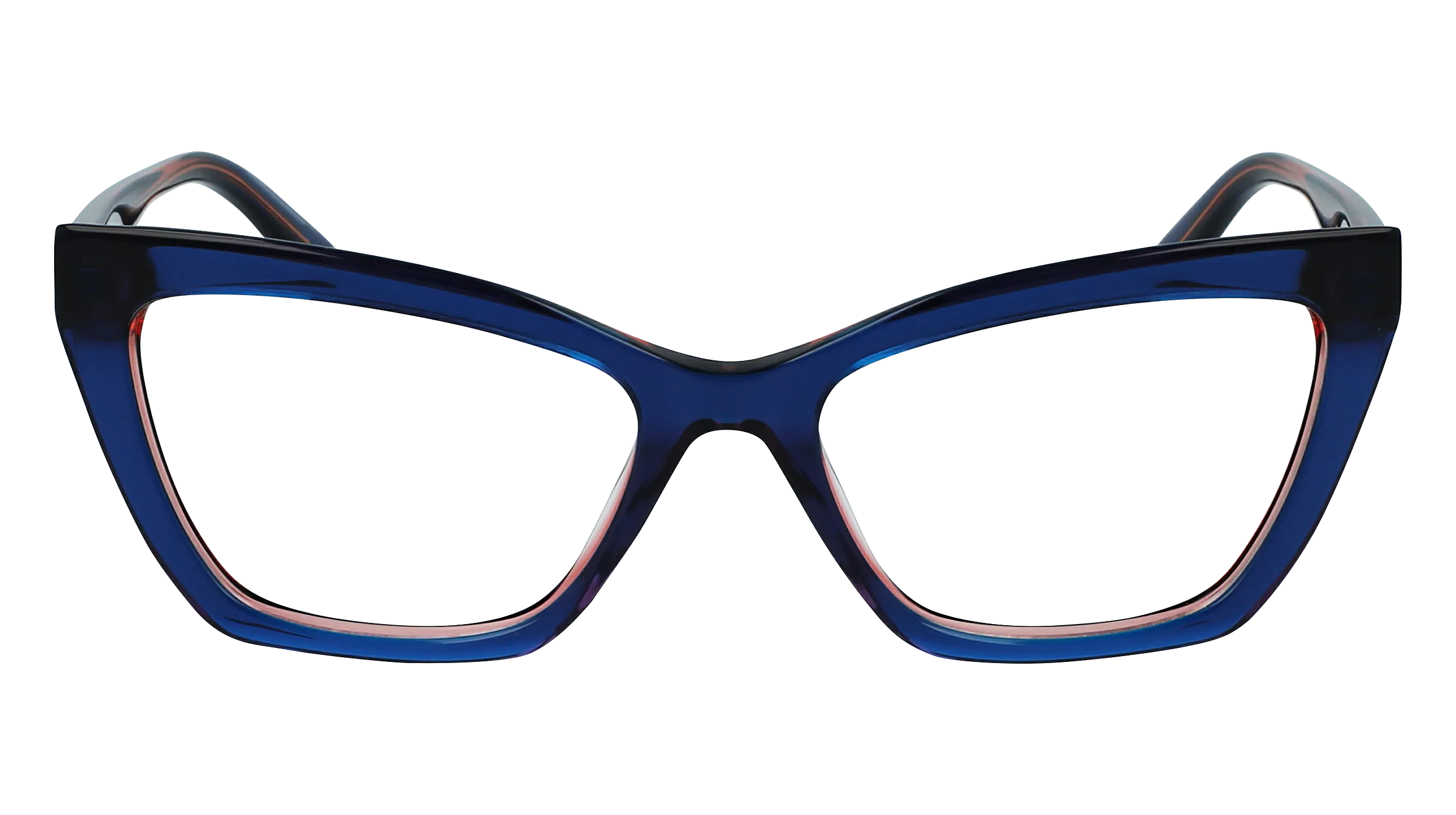 Karl Lagerfeld KL6063 403 Montature da vista Acetato Blu Cat Eye Normale Fotocromatiche - immagine 2