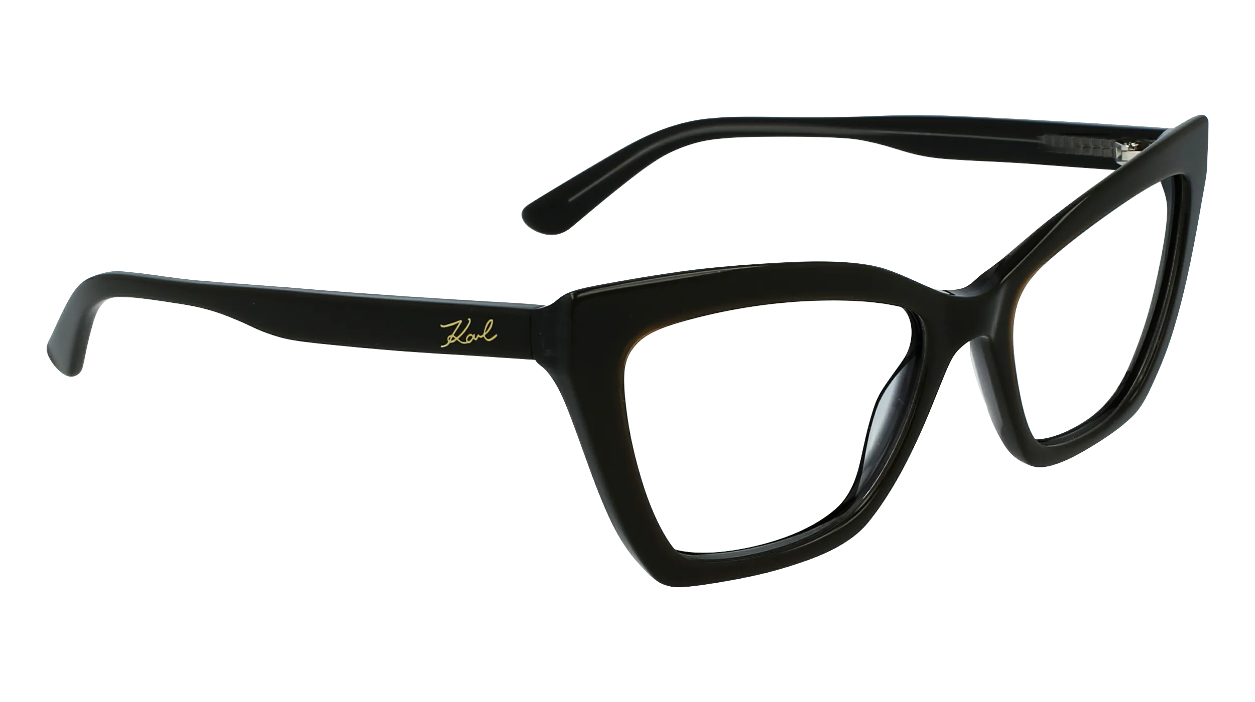Karl Lagerfeld KL6063 093 Montature da vista Acetato Nero Cat Eye Normale Fotocromatiche - immagine 4