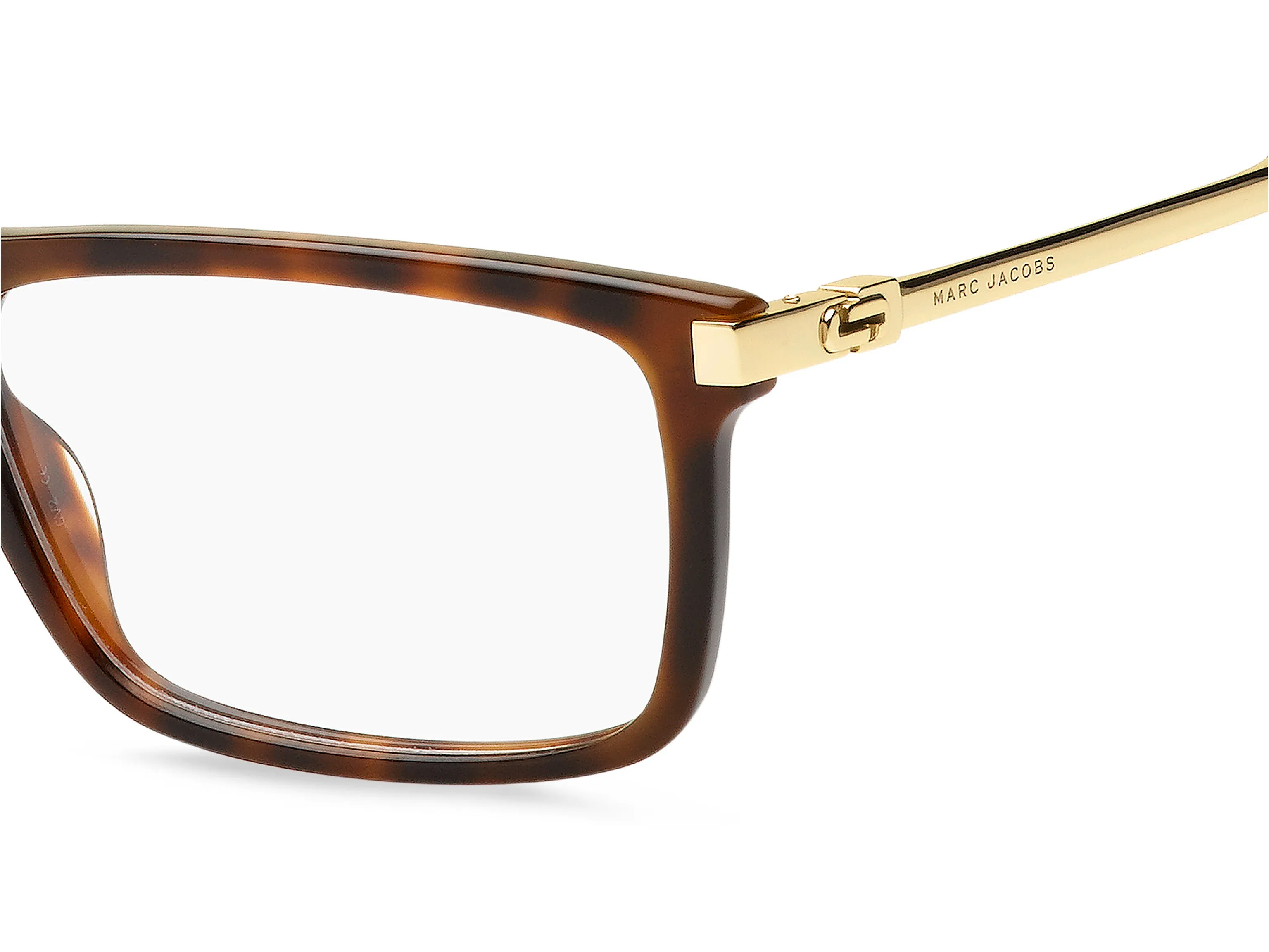 Marc Jacobs MARC 142 QUM Montature da vista Acetato Havana Squadrata - immagine 3
