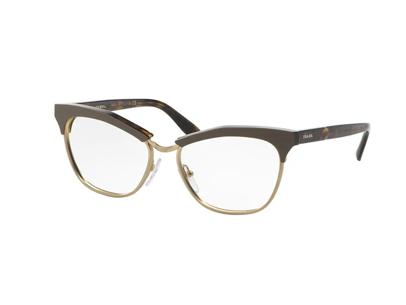 Prada PR 14SV JOURNAL TFL1O1 Montature da vista outlet Plastica Havana Cat Eye - immagine 1