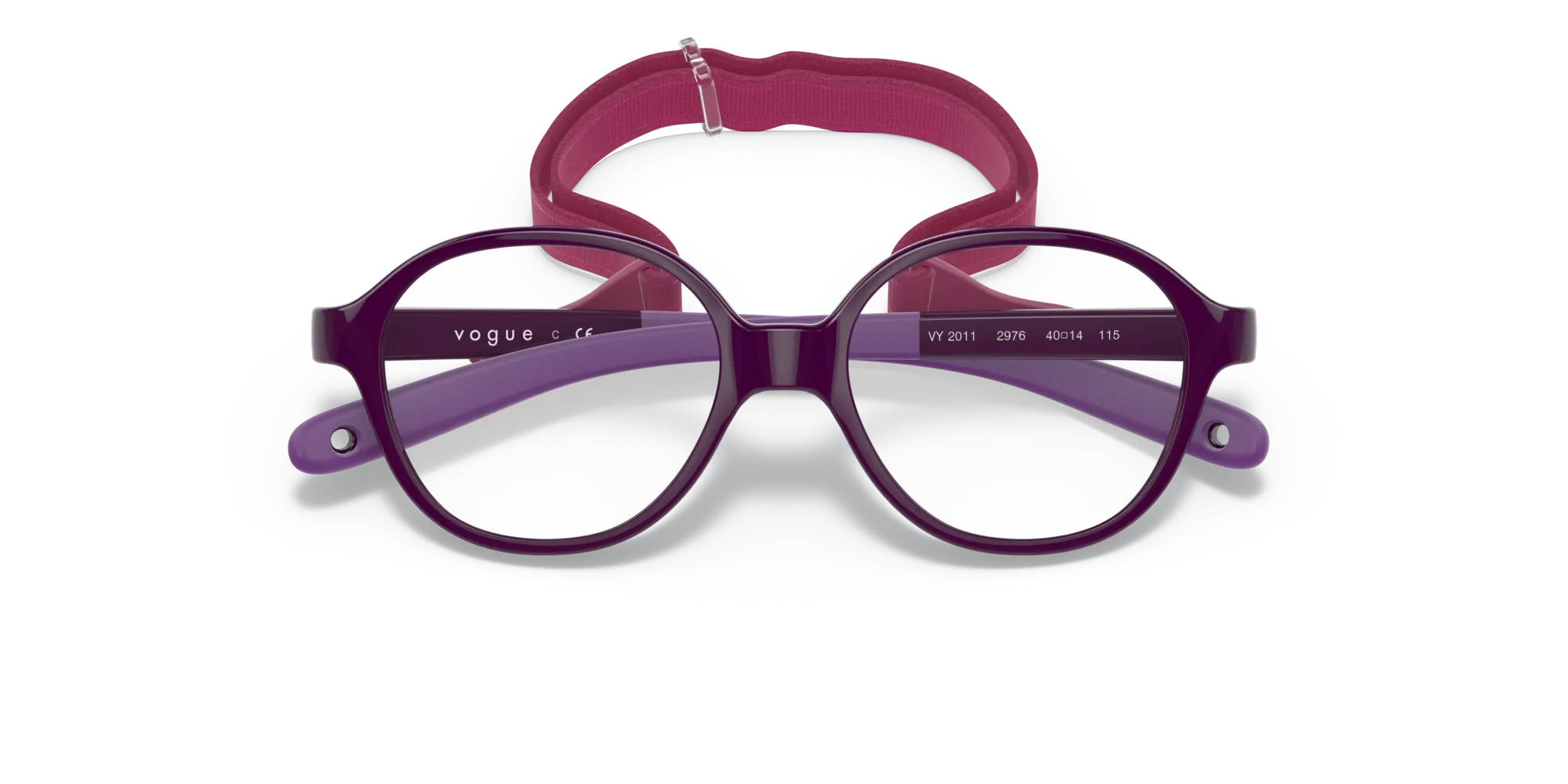VOGUE EYEWEAR VY2011 2976 Montature da vista Iniettato Viola Pillow Normale - immagine 2