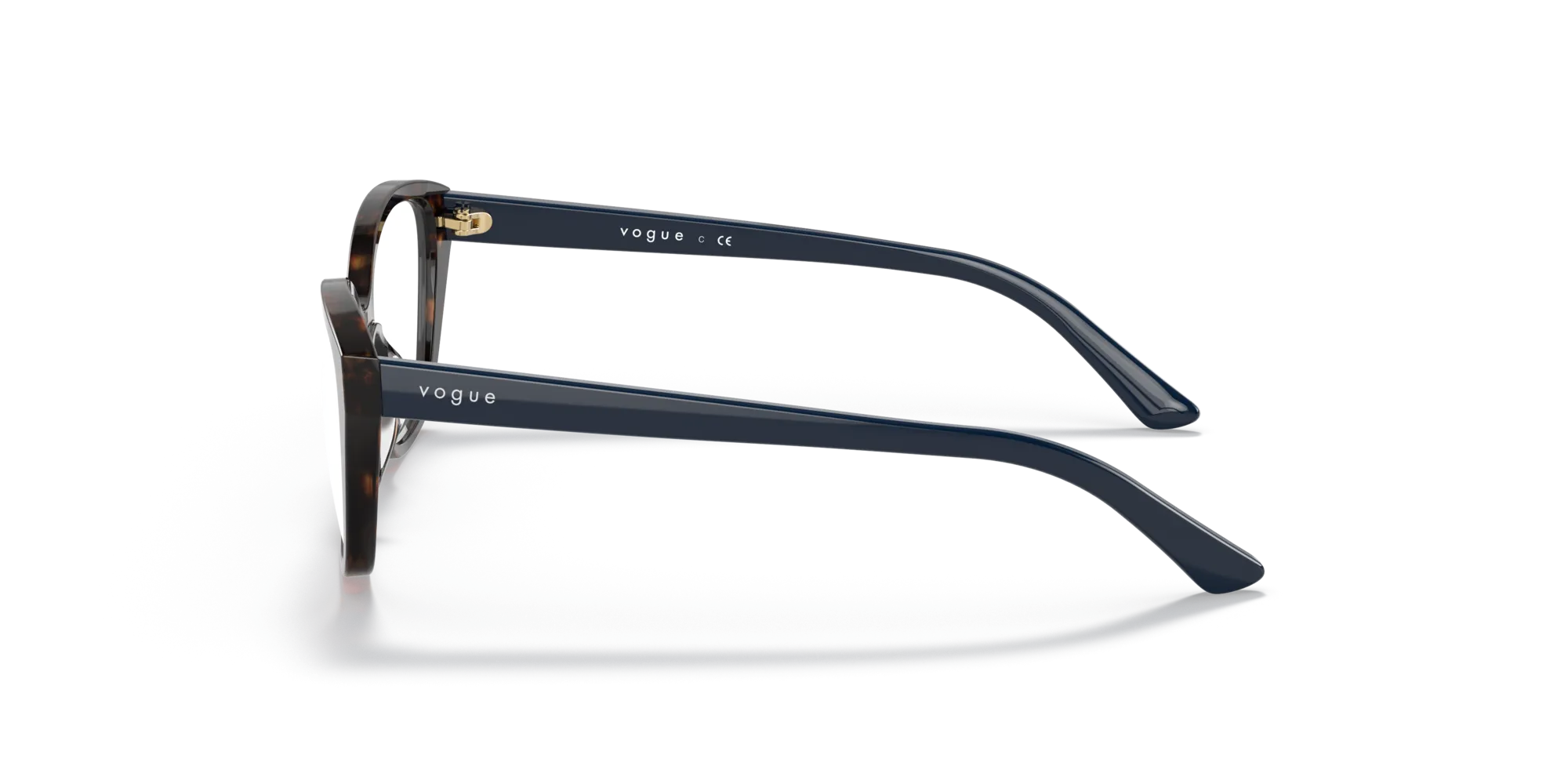 VOGUE EYEWEAR VY2010 W656 Montature da vista Acetato Marrone Trasparente Farfalla Normale - immagine 4
