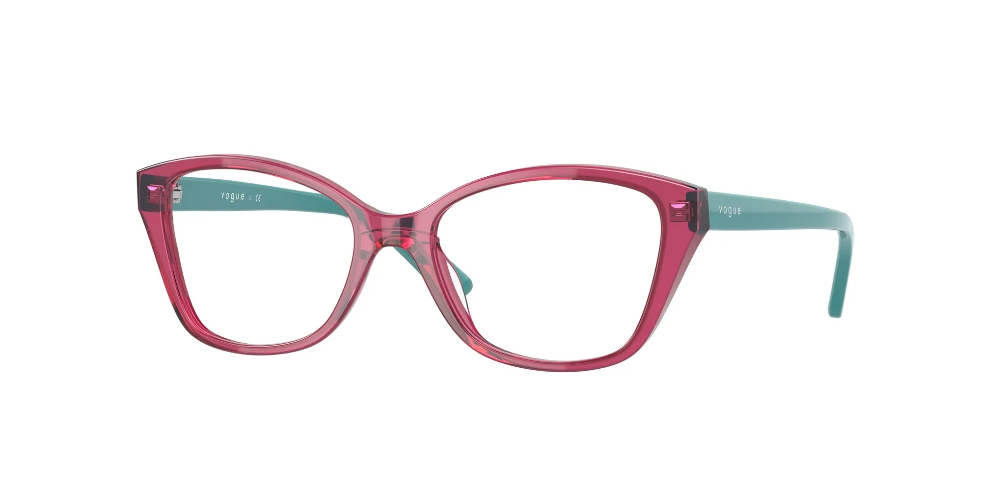 VOGUE EYEWEAR VY2010 2831 Montature da vista Acetato Rosso Trasparente Farfalla Normale - immagine 1