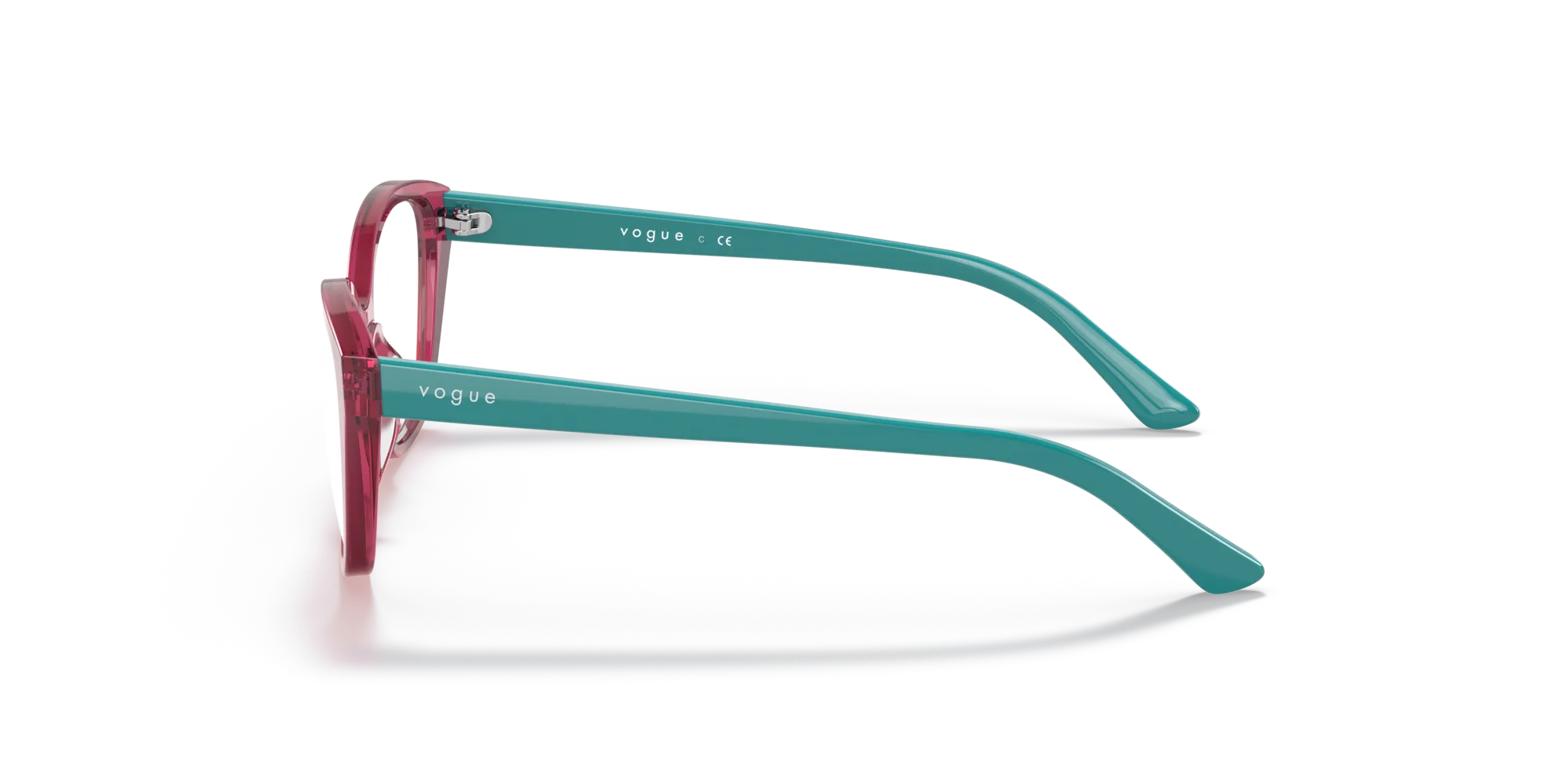 VOGUE EYEWEAR VY2010 2831 Montature da vista Acetato Rosso Trasparente Farfalla Normale - immagine 4