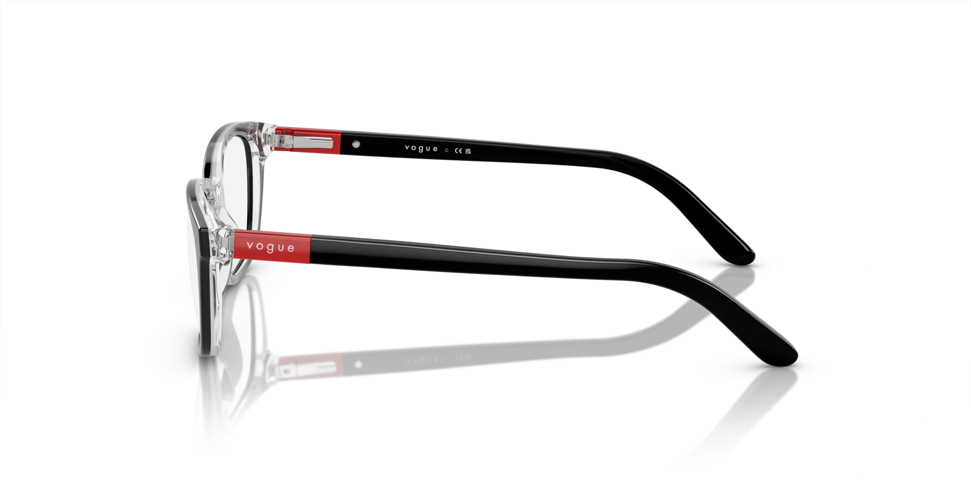 VOGUE EYEWEAR VY2001 2853 Montature da vista Acetato Nero Squadrata - immagine 4