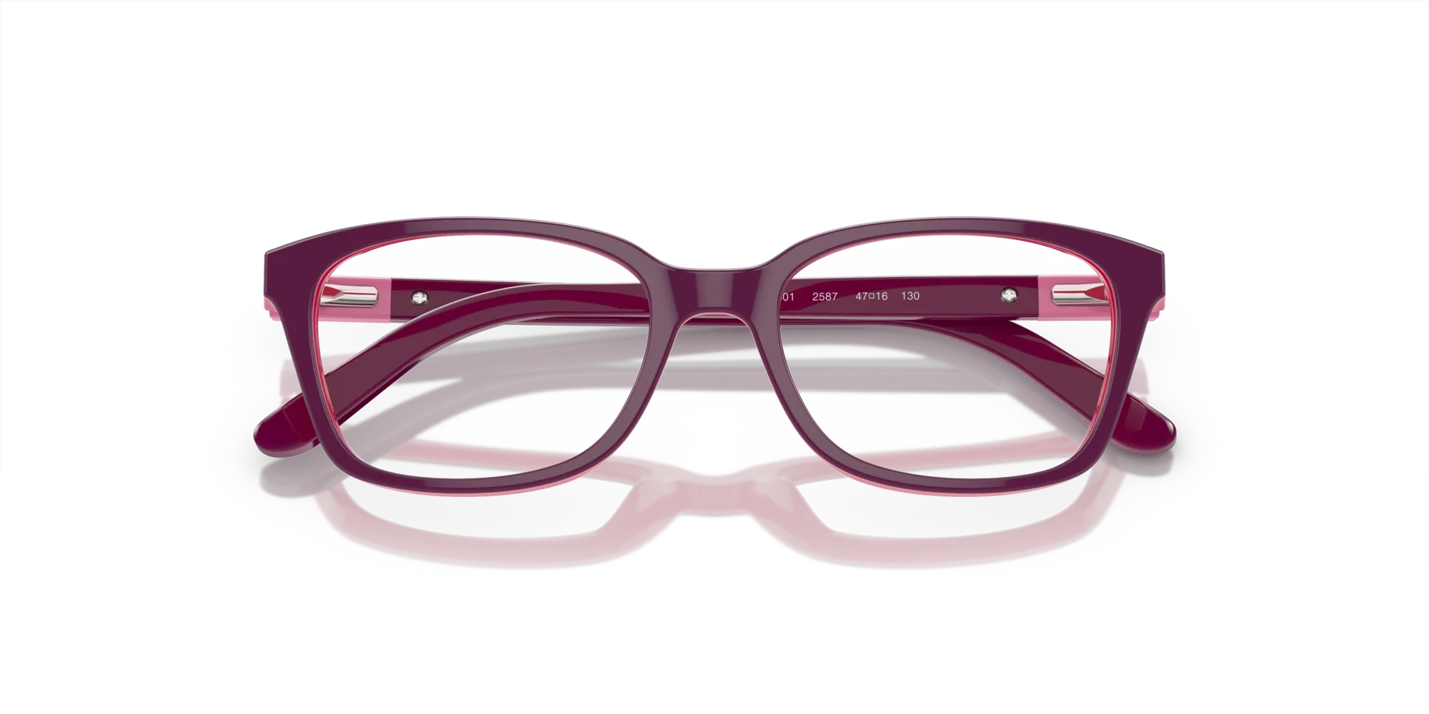VOGUE EYEWEAR VY2001 2587 Montature da vista Acetato Viola Squadrata Normale - immagine 2