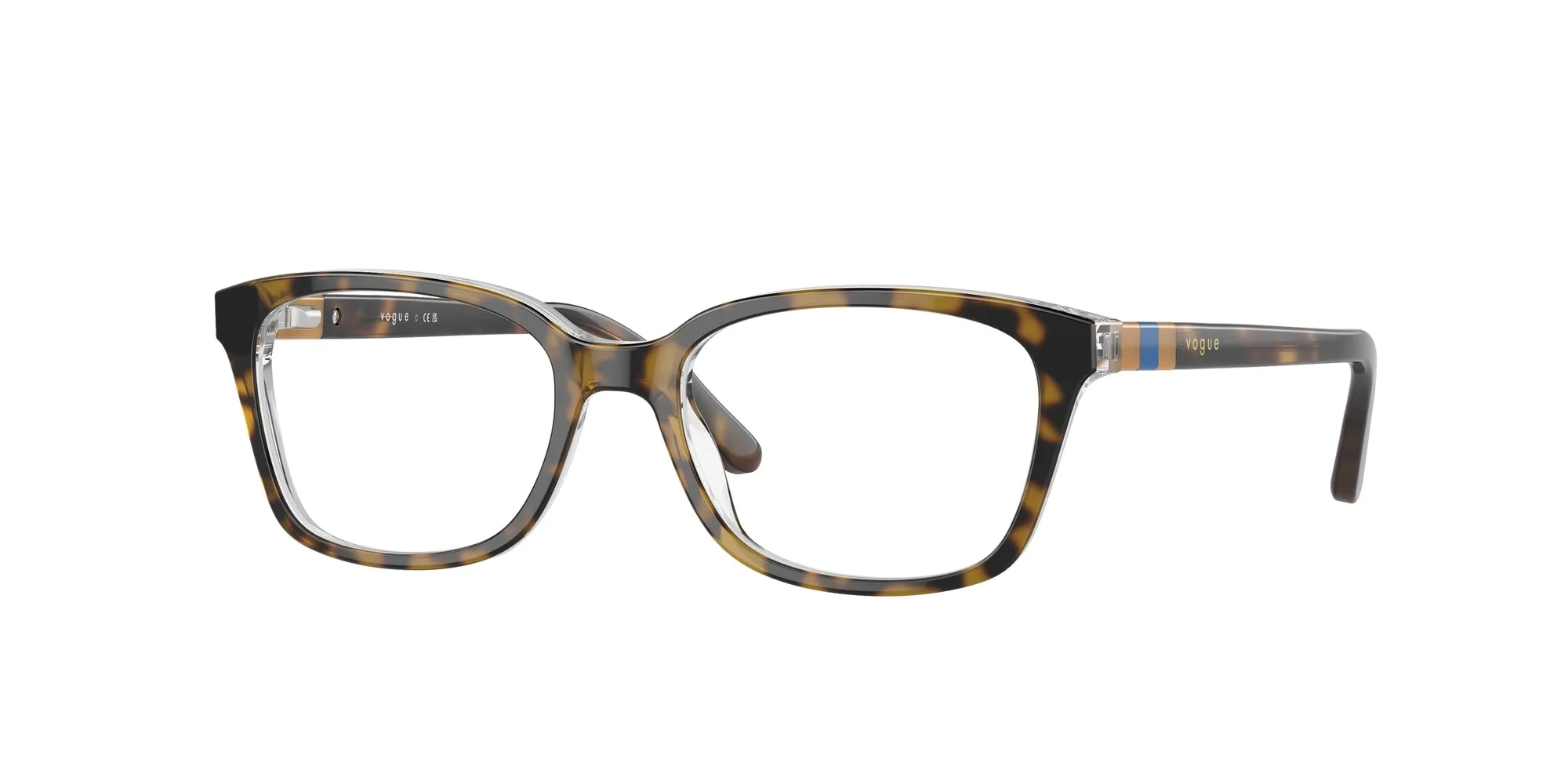 VOGUE EYEWEAR VY2001 1916 Montature da vista Acetato Havana Squadrata - immagine 1