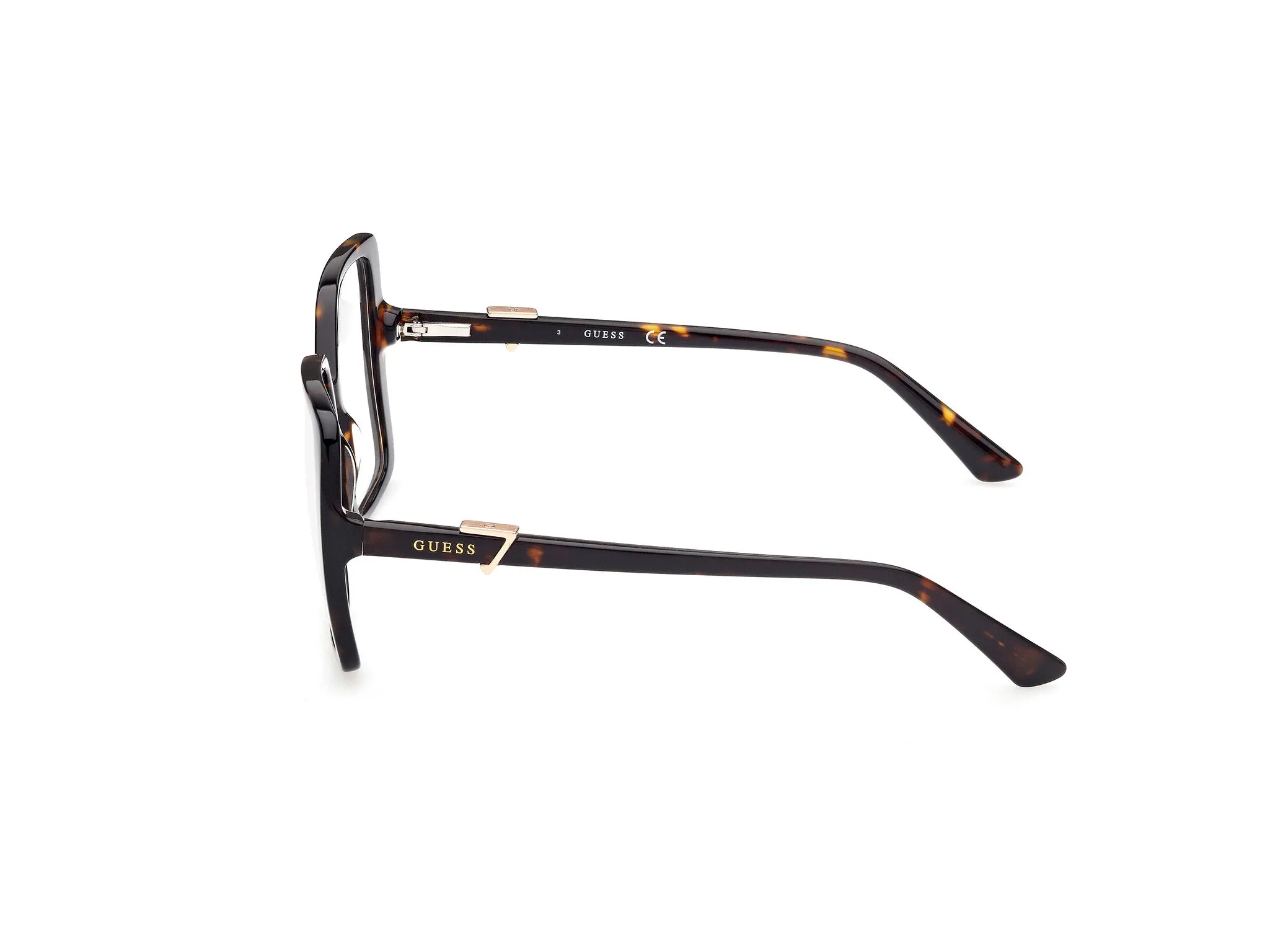 Guess GU2876 52 Montature da vista Acetato Havana Squadrata Normale - immagine 4