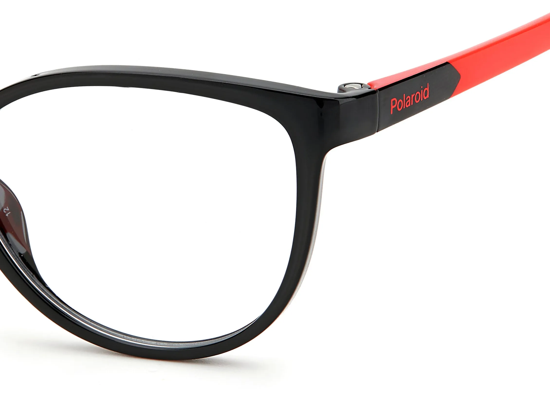 Polaroid PLD D825 8LZ Montature da vista bambino Eco-poliammide Nero Cat Eye - immagine 4