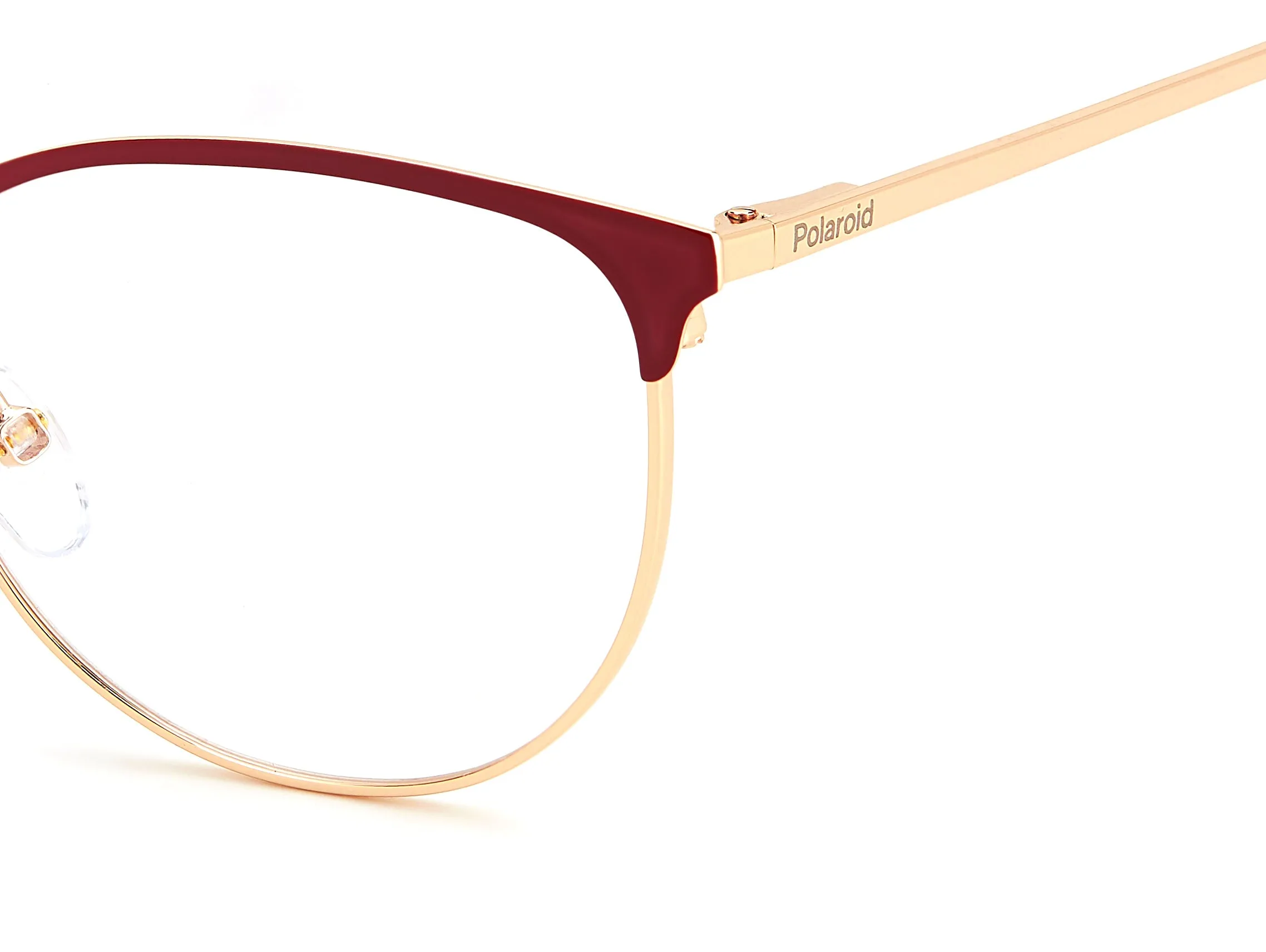 Polaroid PLD D443 IBJ Montature da vista Acciaio Oro rosso Cat Eye - immagine 4