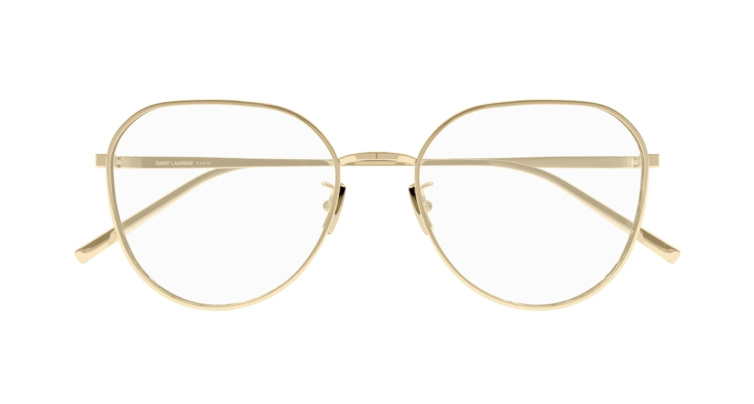 SAINT LAURENT SL 484 003 Montature da vista Metallo Oro Rotonda ["Antiriflesso"] - immagine 2