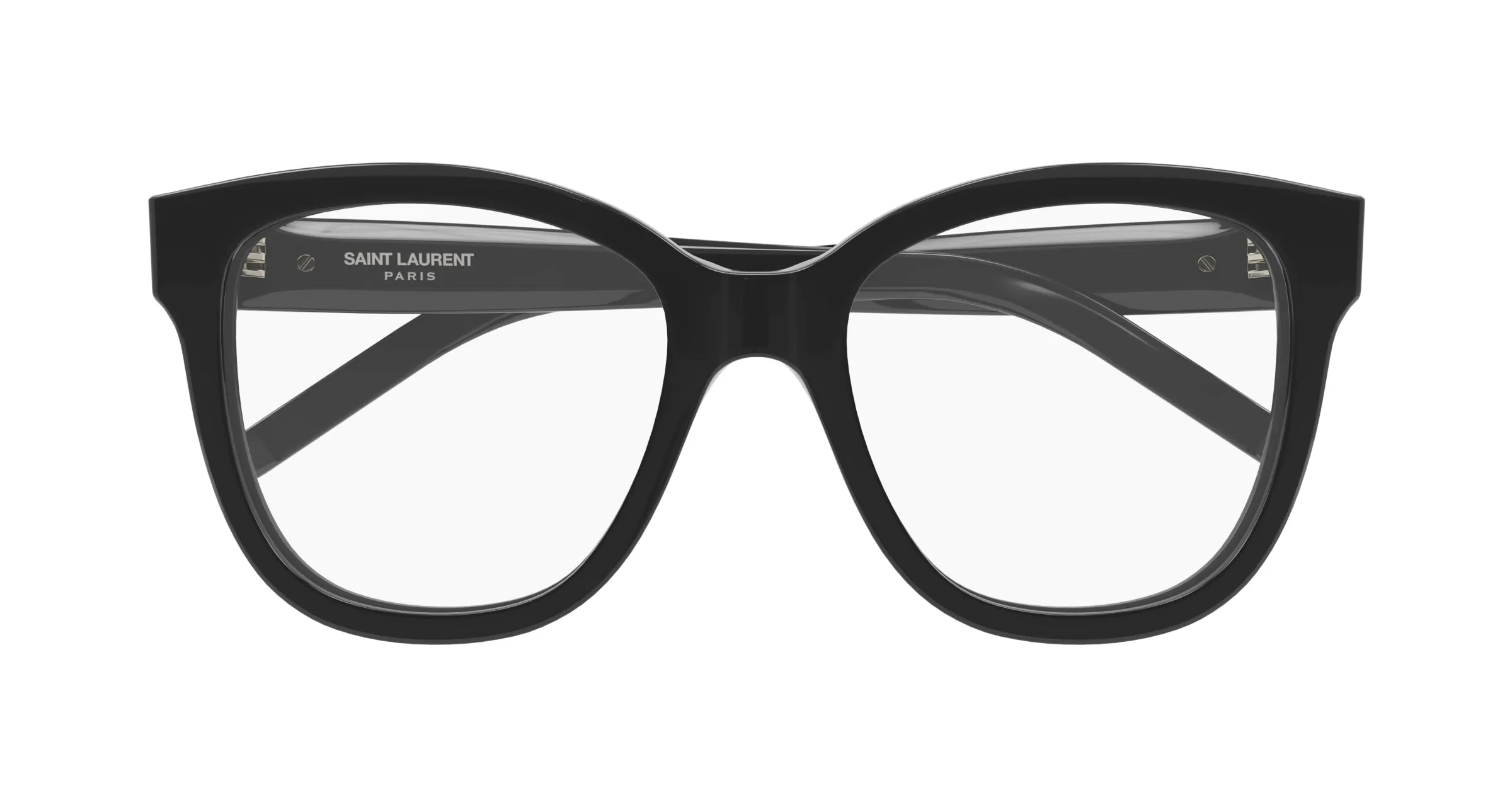 SAINT LAURENT SL M97 001 Montature da vista Acetato Nero Trasparente Squadrata ["Antiriflesso"] - immagine 2