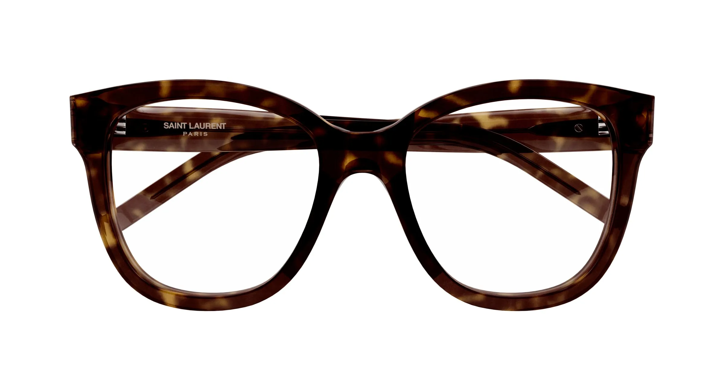 SAINT LAURENT SL M97 004 Montature da vista Acetato Havana Trasparente Squadrata ["Antiriflesso"] - immagine 2