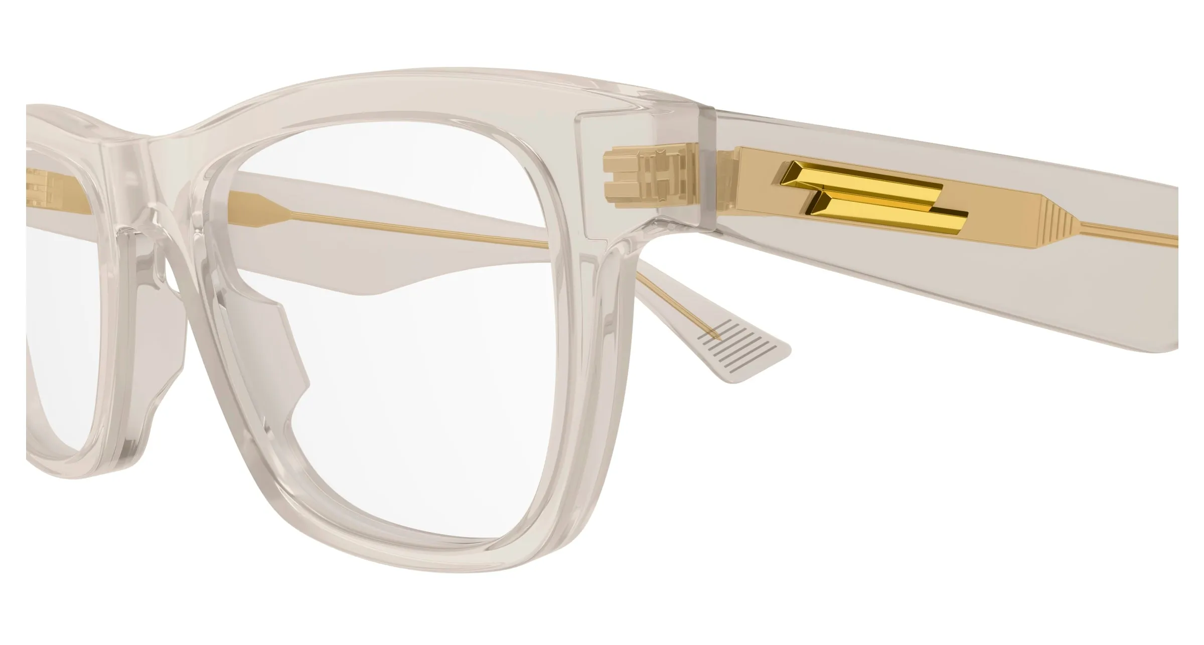 Bottega Veneta BV1120O 003 Montature da vista Acetato Beige Squadrata - immagine 3