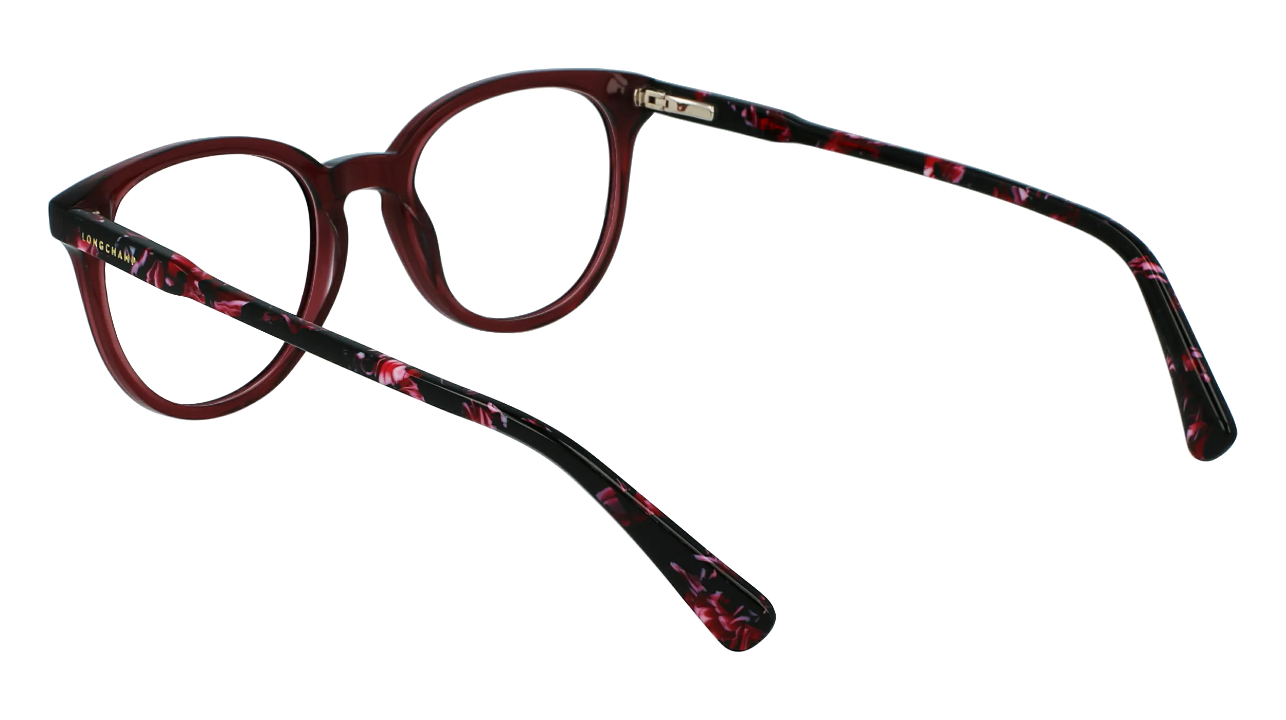 LONGCHAMP LO2608 611 Montature da vista Acetato Rosso Squadrata Normale Fotocromatiche - immagine 3