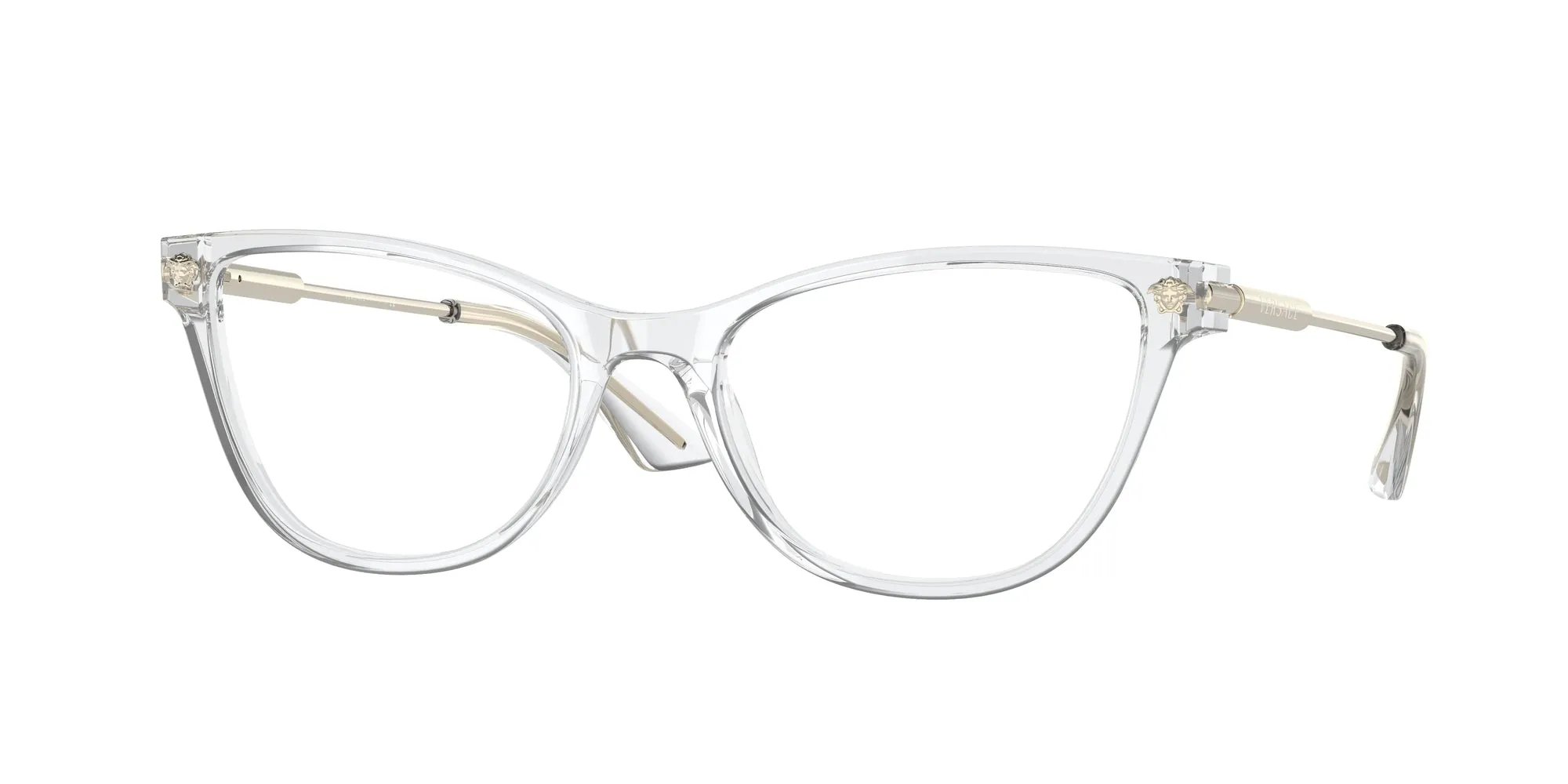 Versace VE3309 148 Montature da vista Acetato Trasparente Cat Eye Normale - immagine 1
